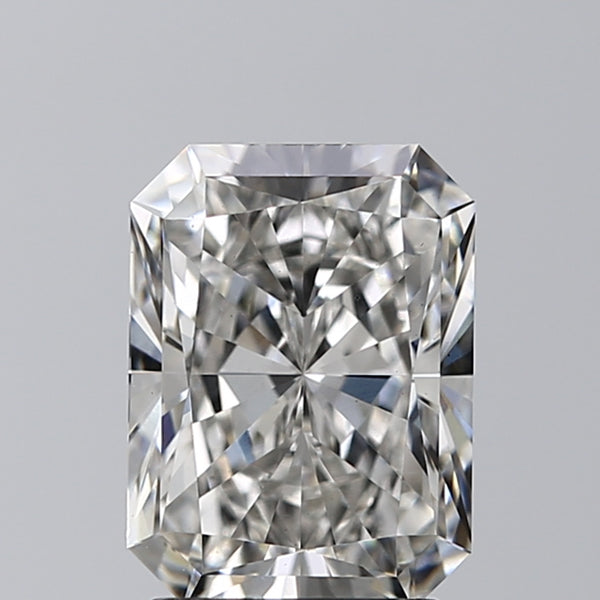 Lab-Grown 2.05 Carat Radiant Cut Diamond color G Clarity VS2, precious stones, engagement diamonds