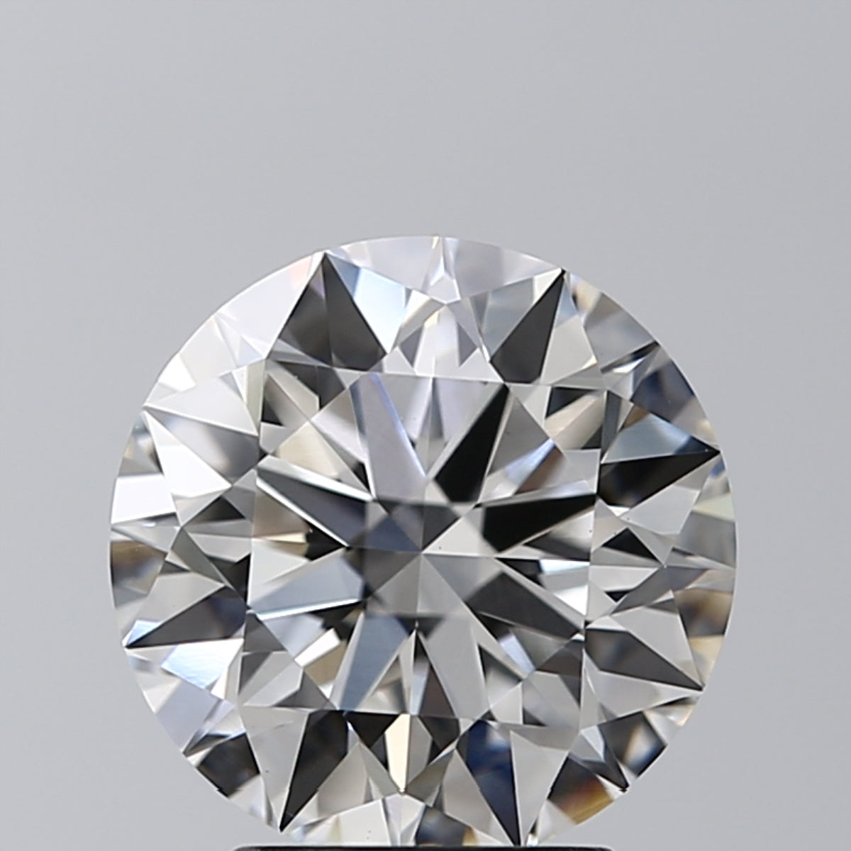 Lab-Grown 2.74 Carat Round Brilliant Diamond color F Clarity VS1, precious stones, engagement diamonds