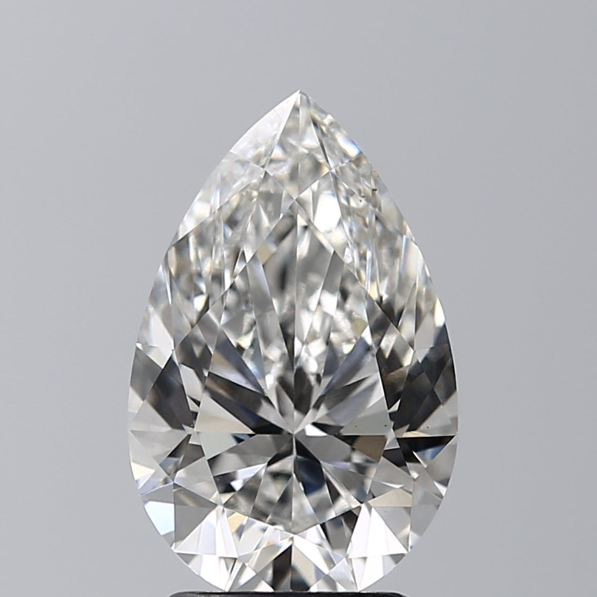 Lab-Grown 2.70 Carat Pear Shape Diamond color G Clarity VS1, precious stones, engagement diamonds