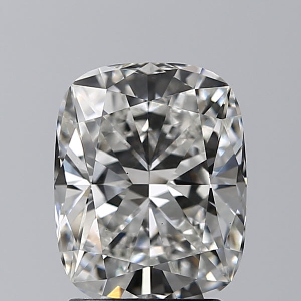 Lab-Grown 2.02 Carat Cushion Modified Brilliant Cut Diamond color G Clarity VS1, precious stones, engagement diamonds