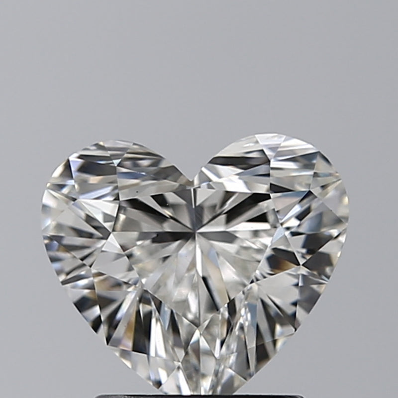 Lab-Grown 1.53 Carat Heart Shape Diamond color G Clarity VS1, precious stones, engagement diamonds