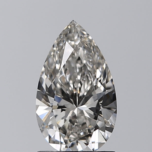 Lab-Grown 1.02 Carat Pear Shape Diamond color H Clarity VVS2, precious stones, engagement diamonds