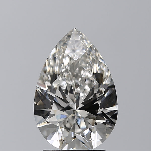 Lab-Grown 2.20 Carat Pear Shape Diamond color H Clarity VS1 With GIA Certificate, precious stones, engagement diamonds