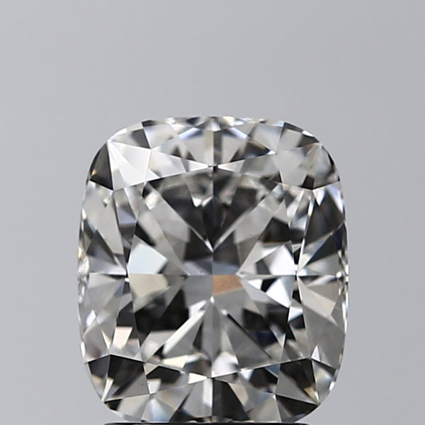 Lab-Grown 2.06 Carat Cushion Modified Brilliant Cut Diamond color F Clarity VS1 With GIA Certificate, precious stones, engagement diamonds
