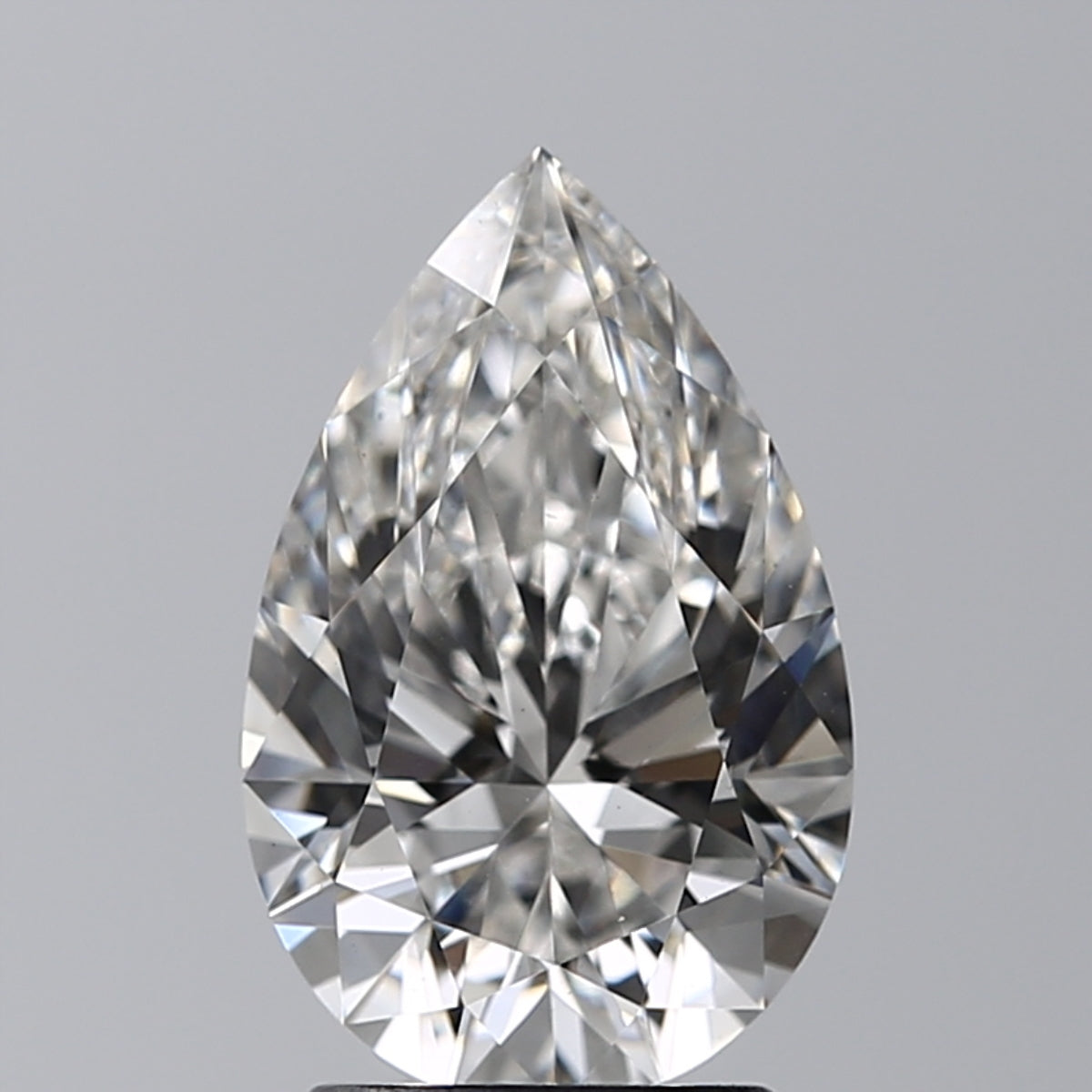 Lab-Grown 2.14 Carat Pear Shape Diamond color G Clarity VS1 With GIA Certificate, precious stones, engagement diamonds