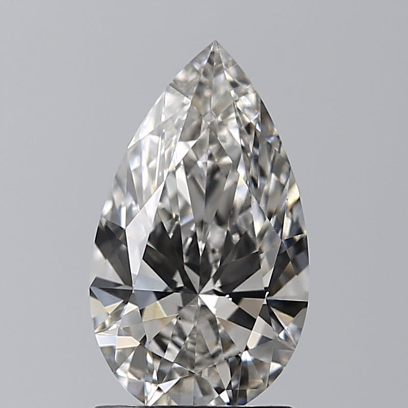 Lab-Grown 1.21 Carat Pear Shape Diamond color H Clarity VS1 With GIA Certificate, precious stones, engagement diamonds