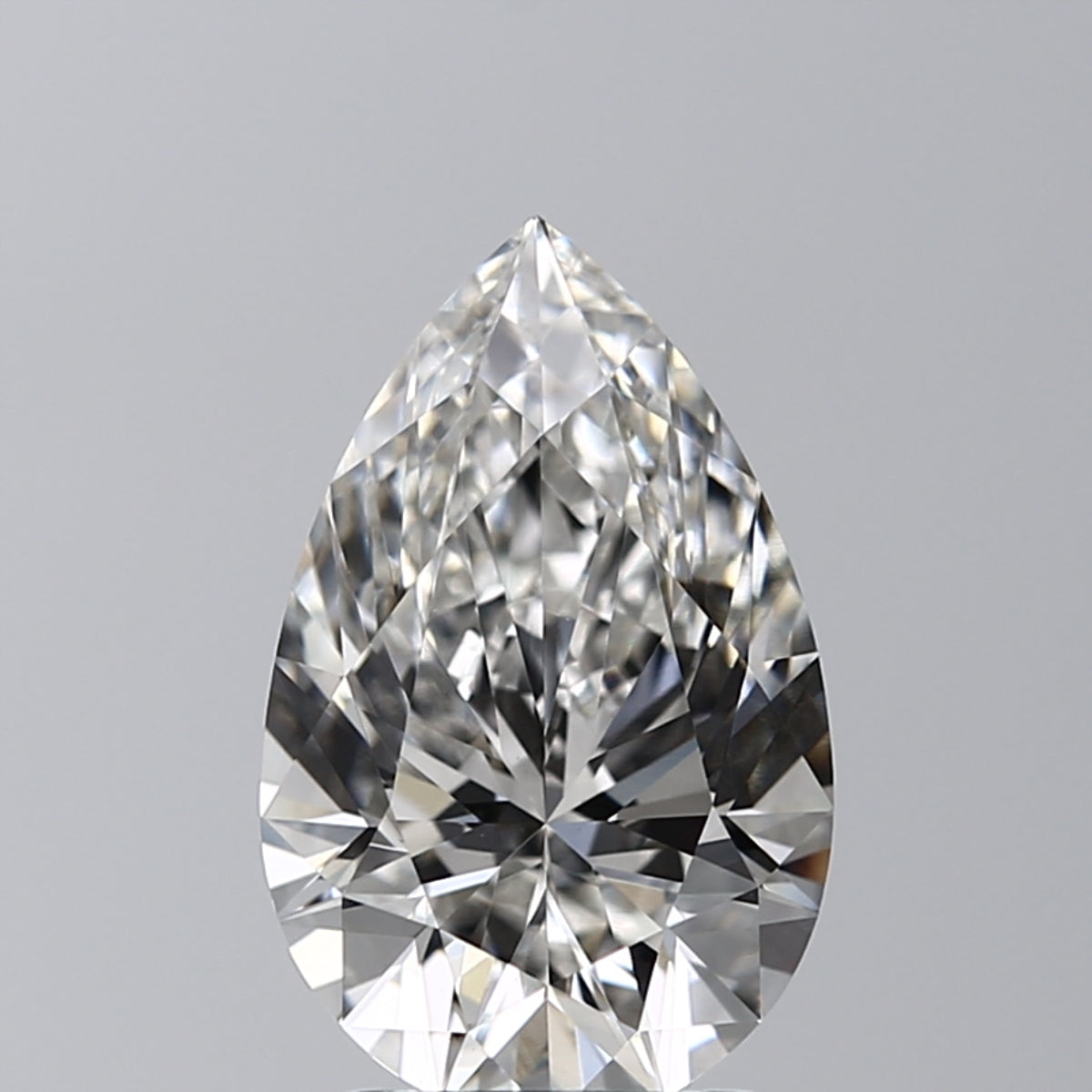 Lab-Grown 2.25 Carat Pear Shape Diamond color G Clarity VVS2 With GIA Certificate, precious stones, engagement diamonds