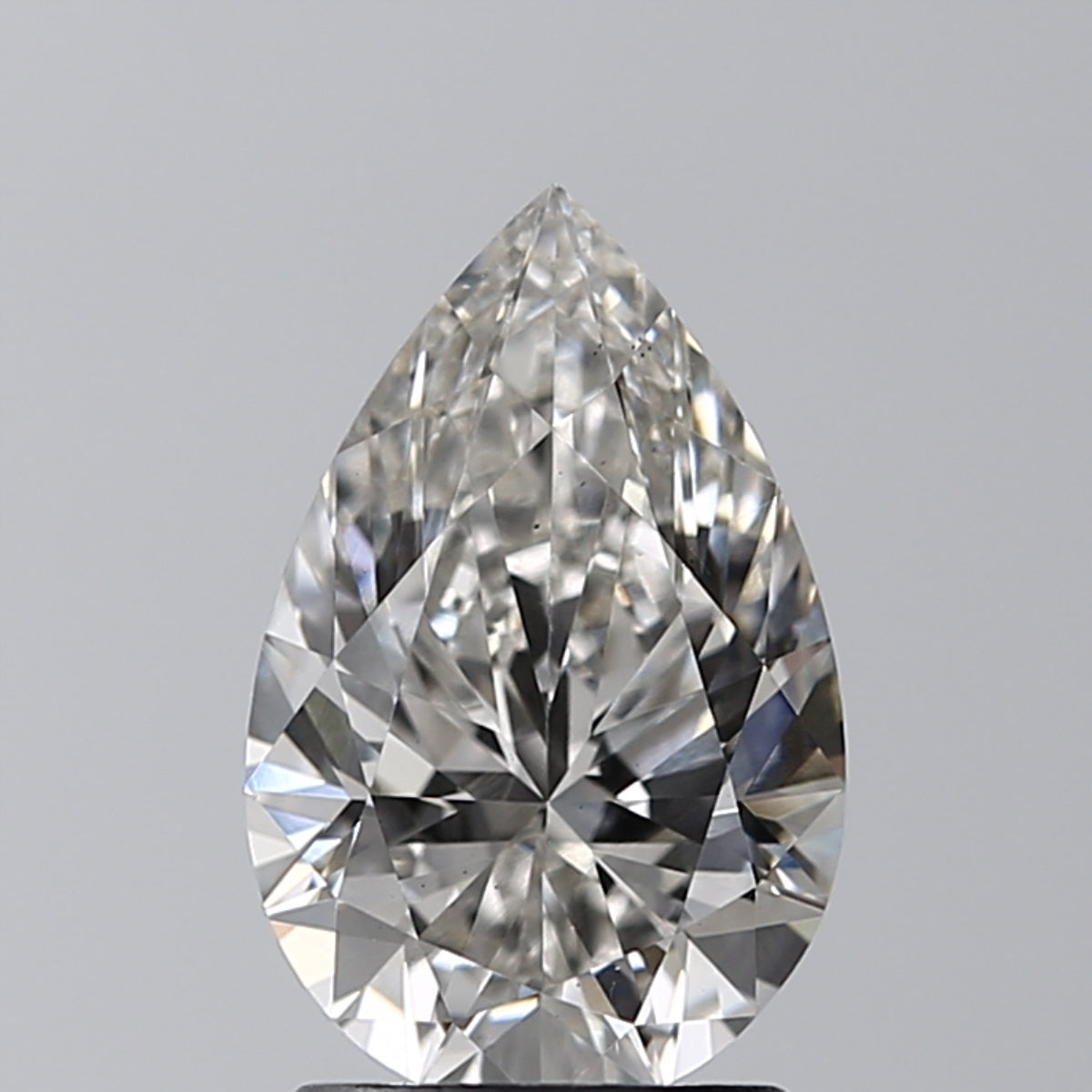 Lab-Grown 1.71 Carat Pear Shape Diamond color H Clarity VS1 With GIA Certificate, precious stones, engagement diamonds