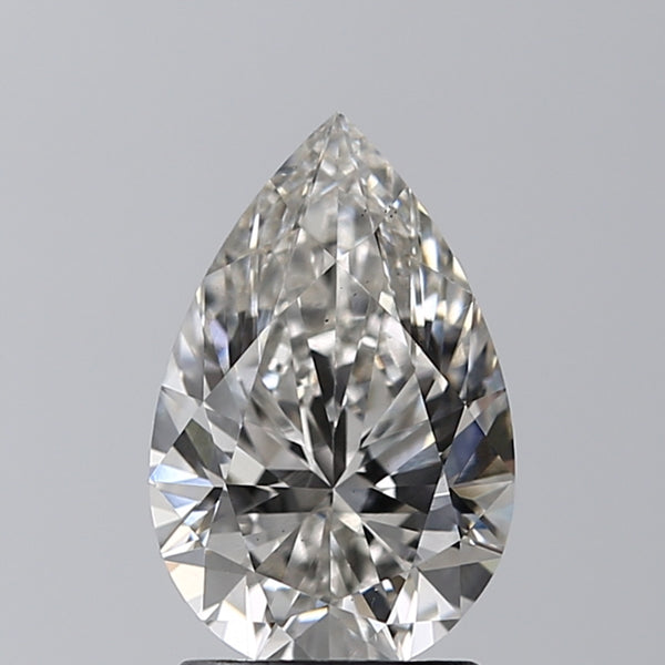 Lab-Grown 1.71 Carat Pear Shape Diamond color H Clarity VS1 With GIA Certificate, precious stones, engagement diamonds