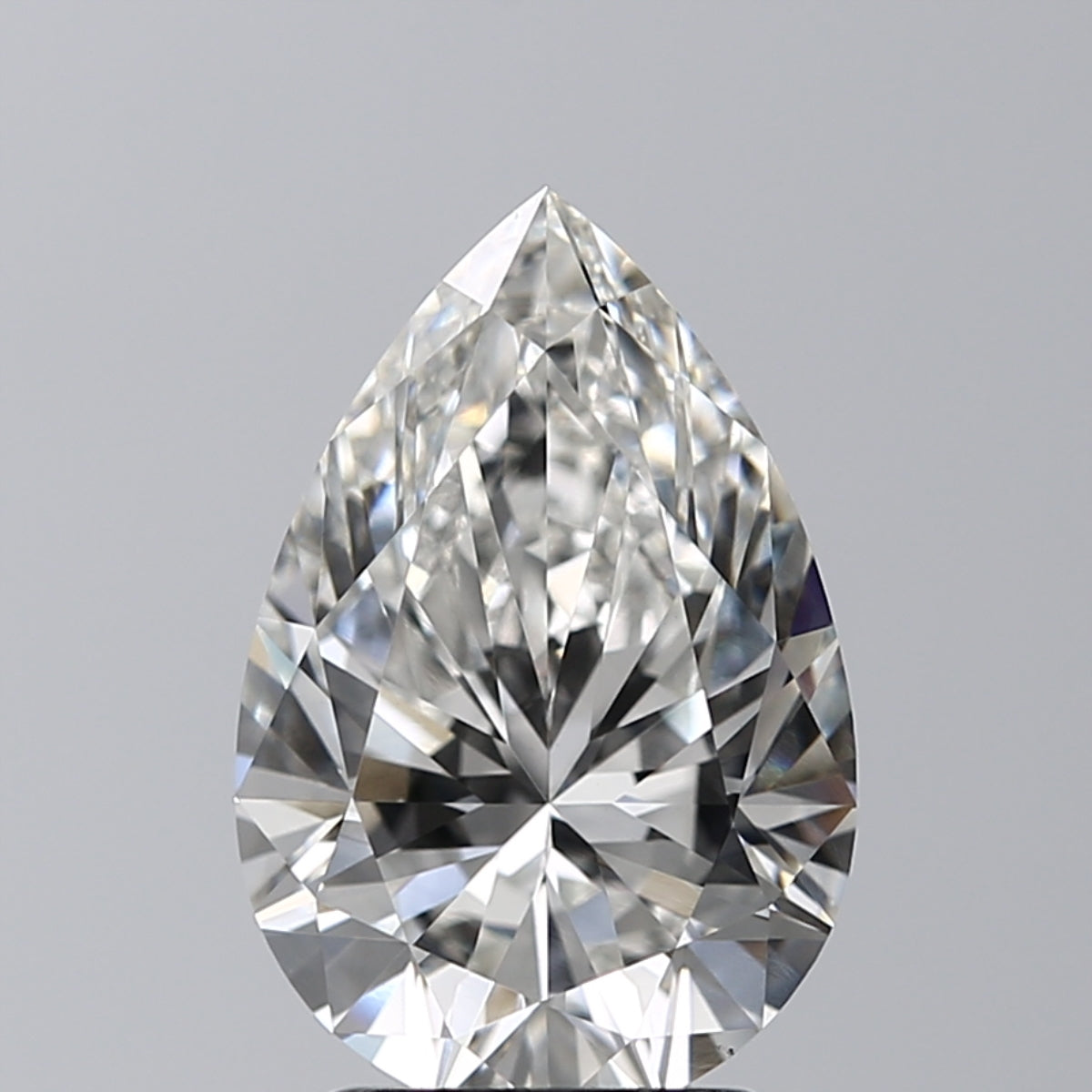 Lab-Grown 2.70 Carat Pear Shape Diamond color G Clarity VVS2, precious stones, engagement diamonds