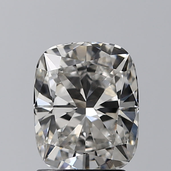 Lab-Grown 1.71 Carat Cushion Modified Brilliant Cut Diamond color G Clarity VS1 With GIA Certificate, precious stones, engagement diamonds