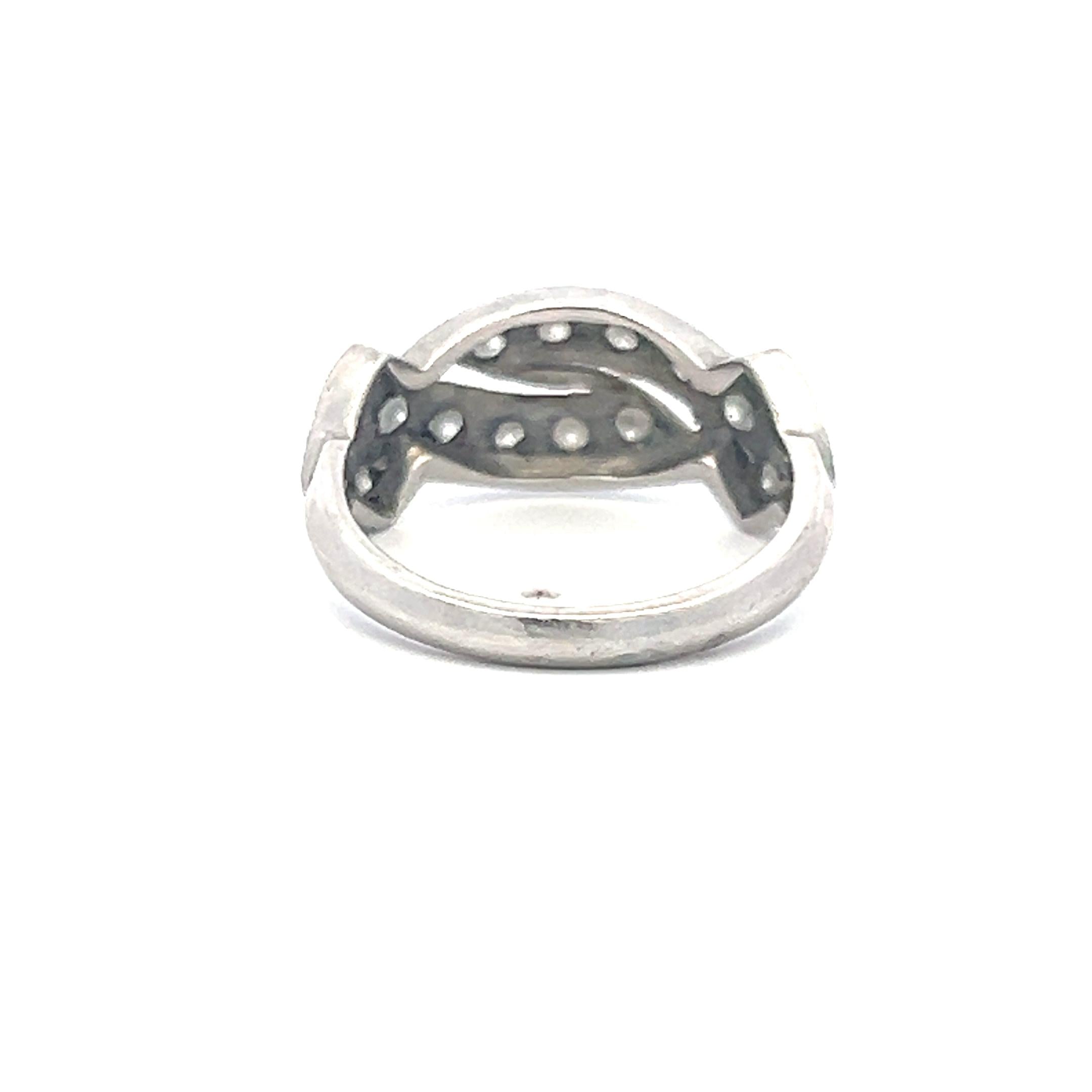 0.40 Carat Round Brilliant I VS Diamond Platinum Band Ring