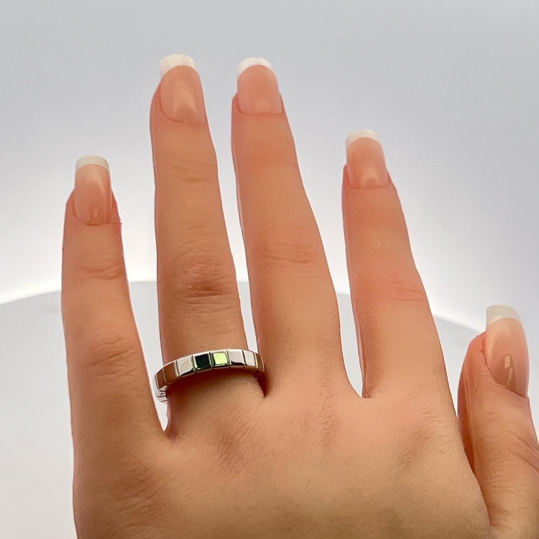 Vintage 7.70 Grams Size 8 4.40 MM Chopard Platinum Band Ring