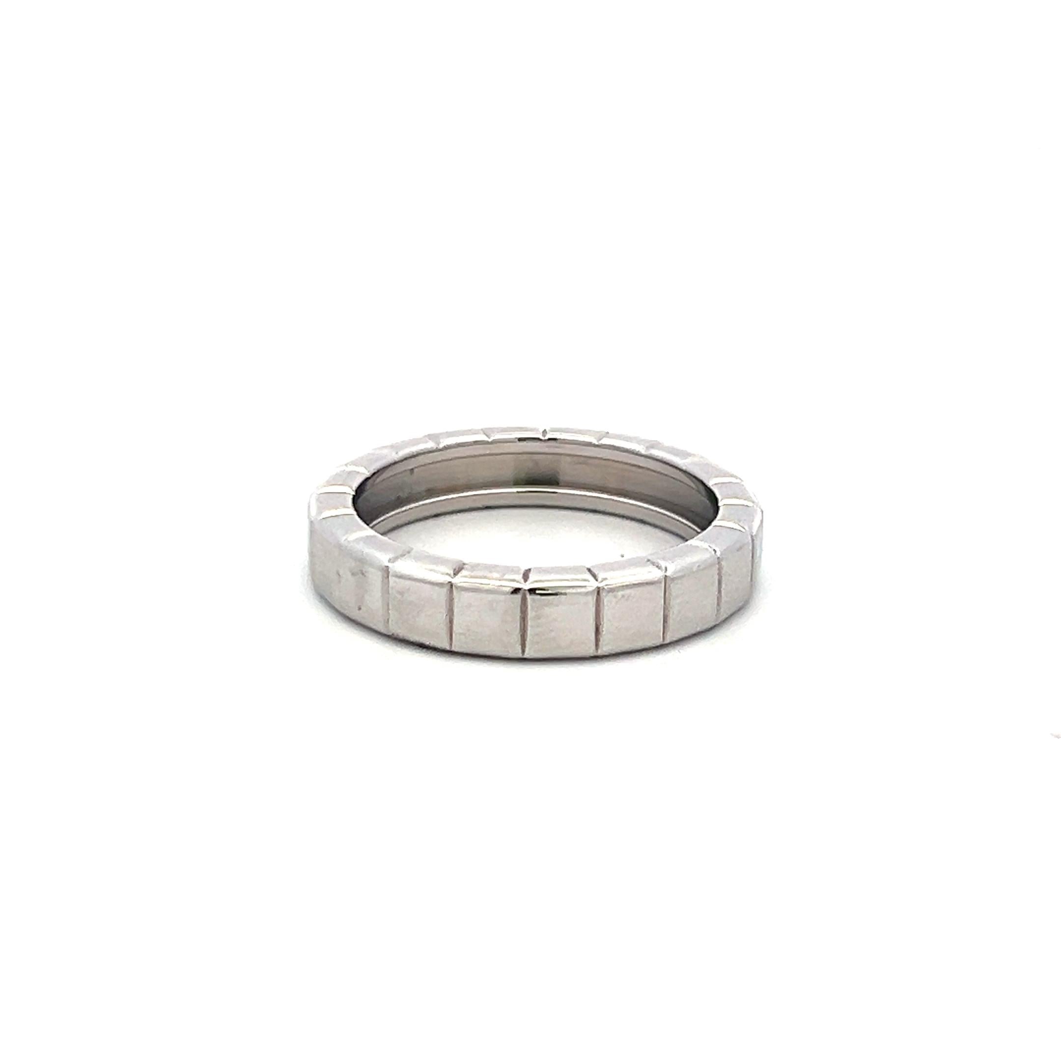 Vintage 7.70 Grams Size 8 4.40 MM Chopard Platinum Band Ring