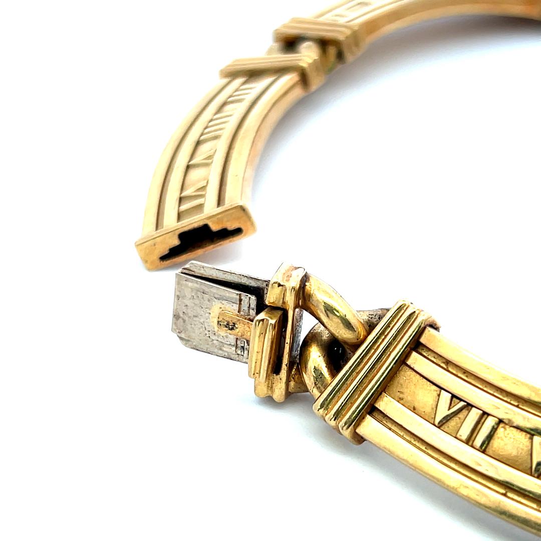 Tiffany & Co 2.50 Carat Round Brilliant Diamond 18K Yellow Gold Link Necklace