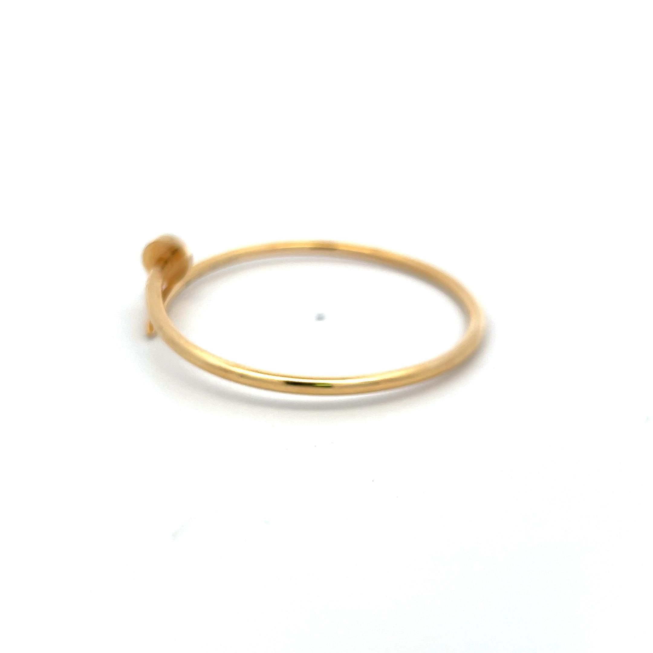 Cartier 18 Karat Yellow Gold Juste Un Clou Bracelet Size 16 2.5MM