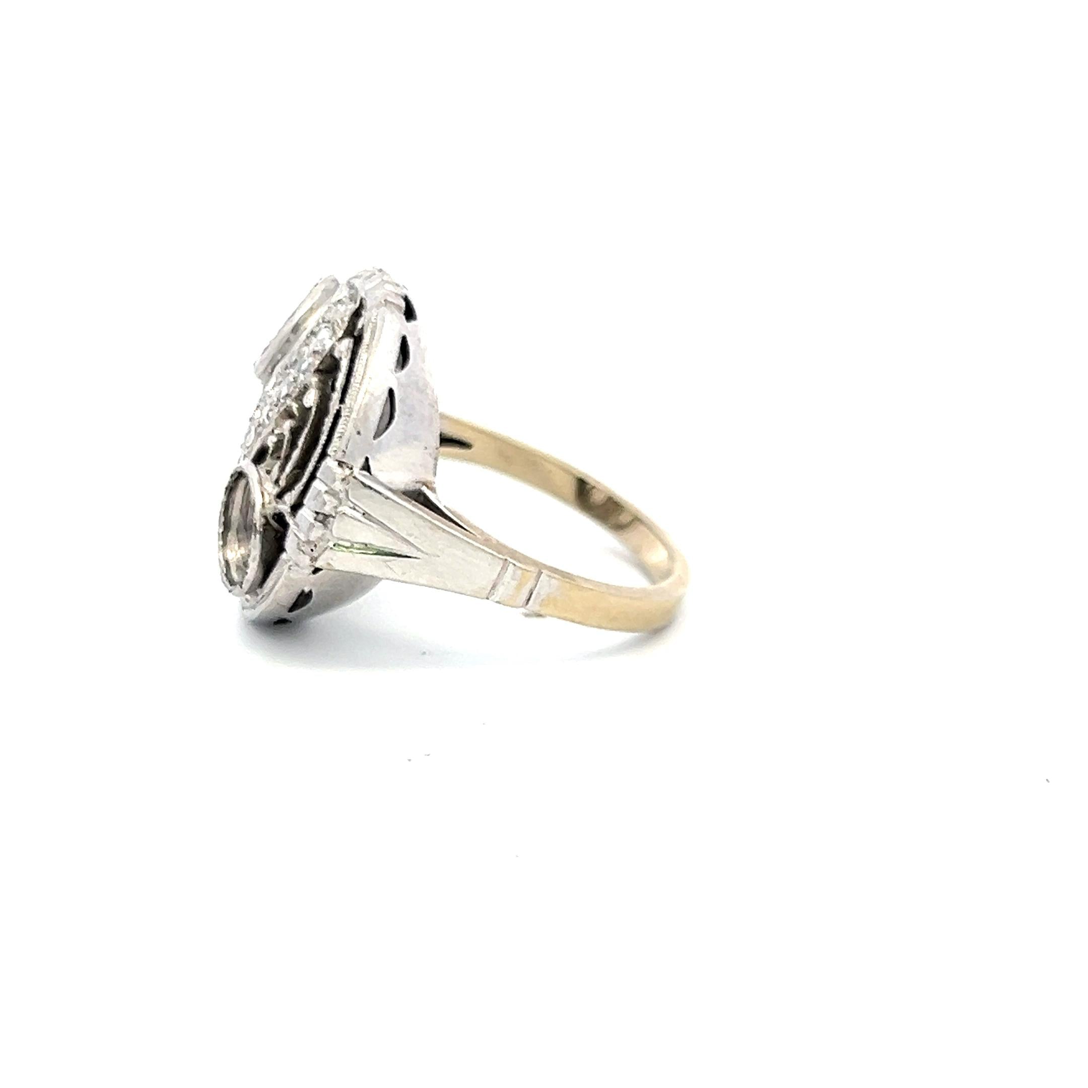 0.20 Carat Round Brilliant G SI Diamond 14 Karat White Gold Semi Mount Ring