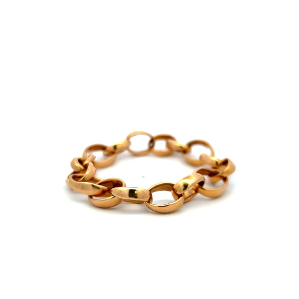 Pomellato Vintage 43.90 Grams 18 Karat Yellow Gold Link Bracelet