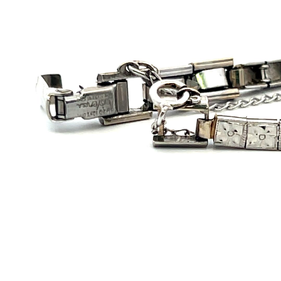 0.88 Carat Circular Brilliant and Baguette Diamond Platinum Wrist Watch