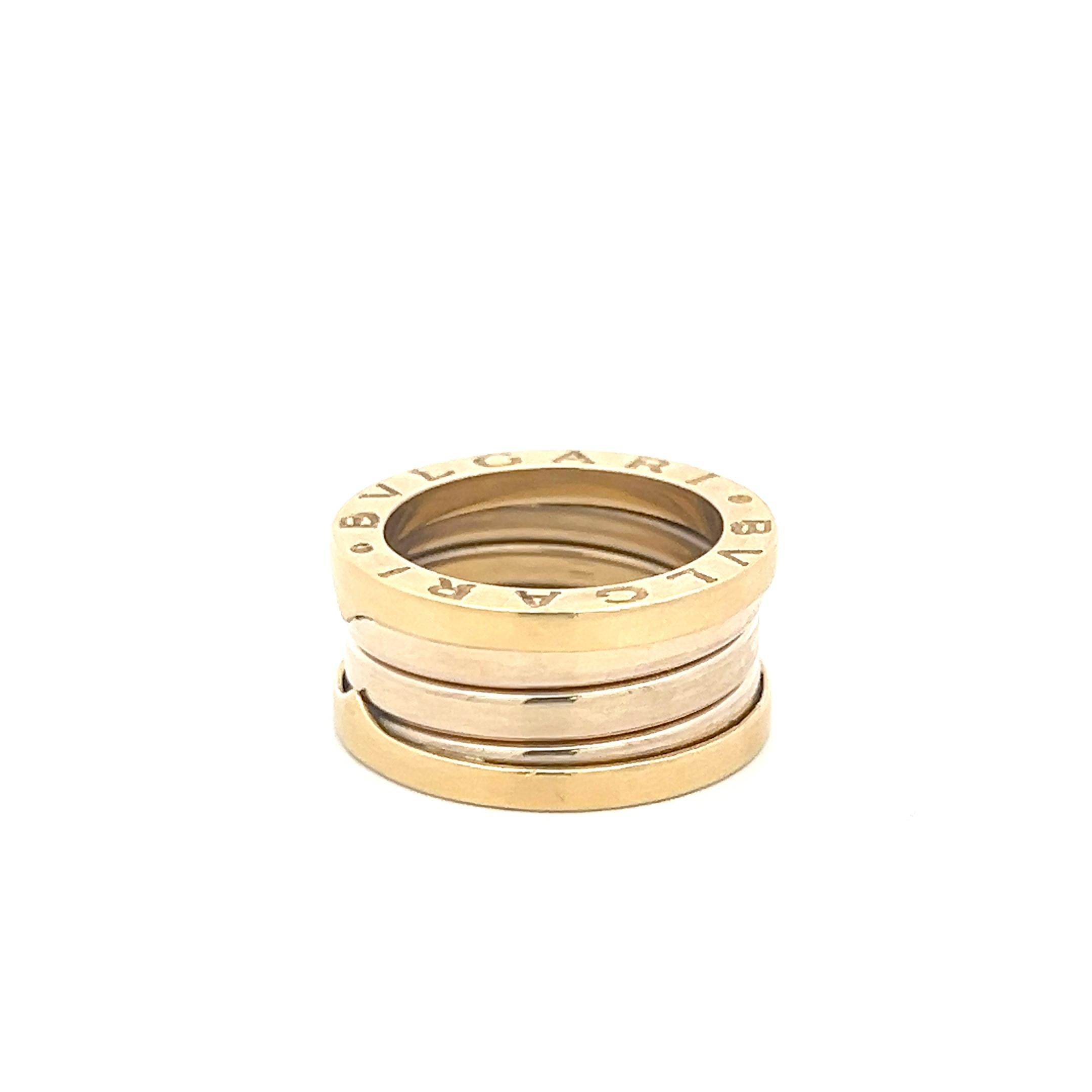 Bvlgari B-Zero 18 Karat Yellow Gold Band Ring 10.78 Grams