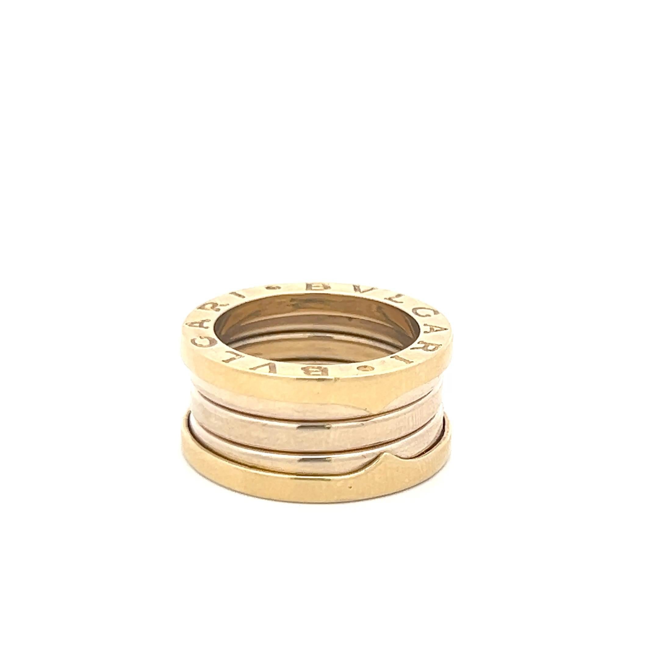 Bvlgari B-Zero 18 Karat Yellow Gold Band Ring 10.78 Grams