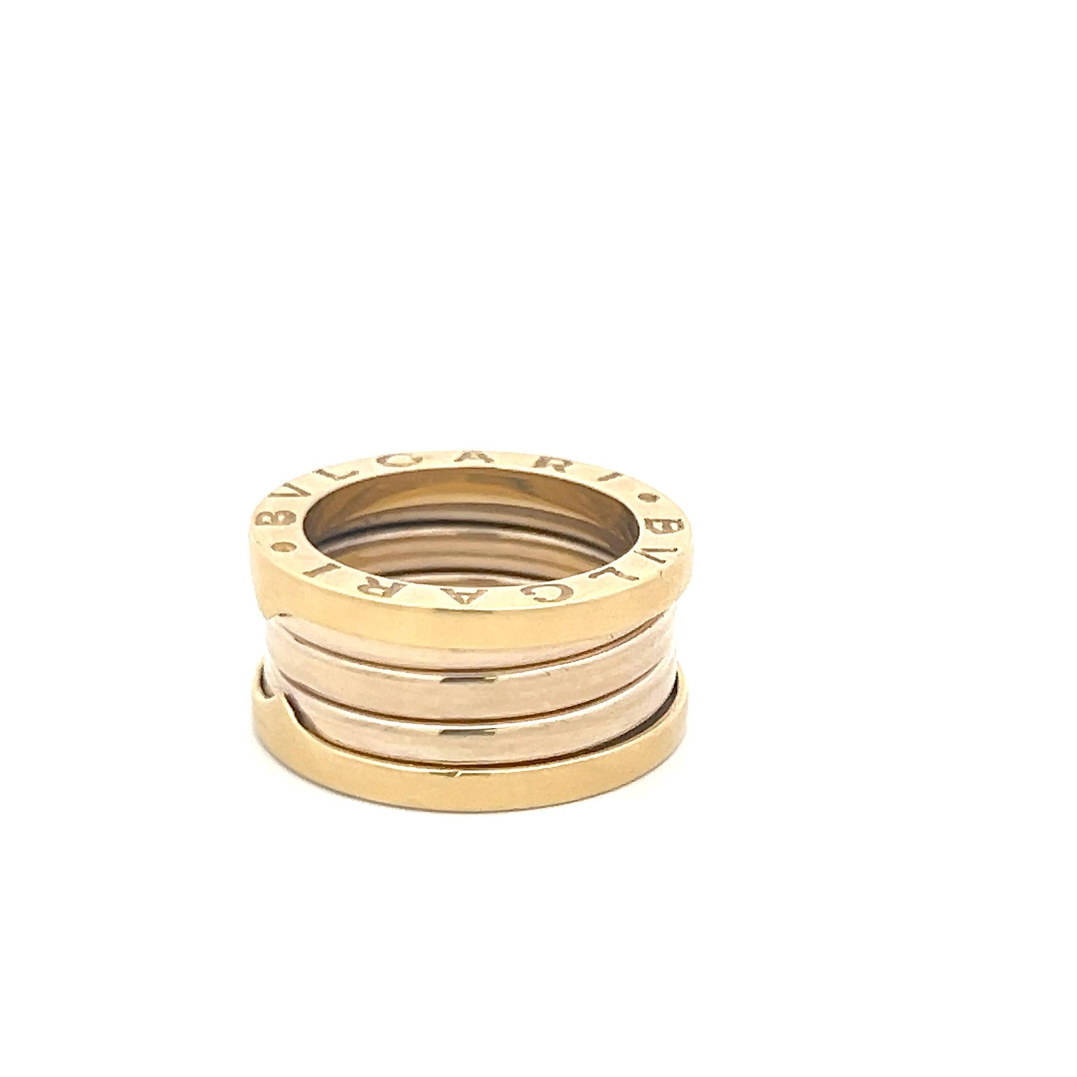 Bvlgari B-Zero 18 Karat Yellow Gold Band Ring 10.78 Grams