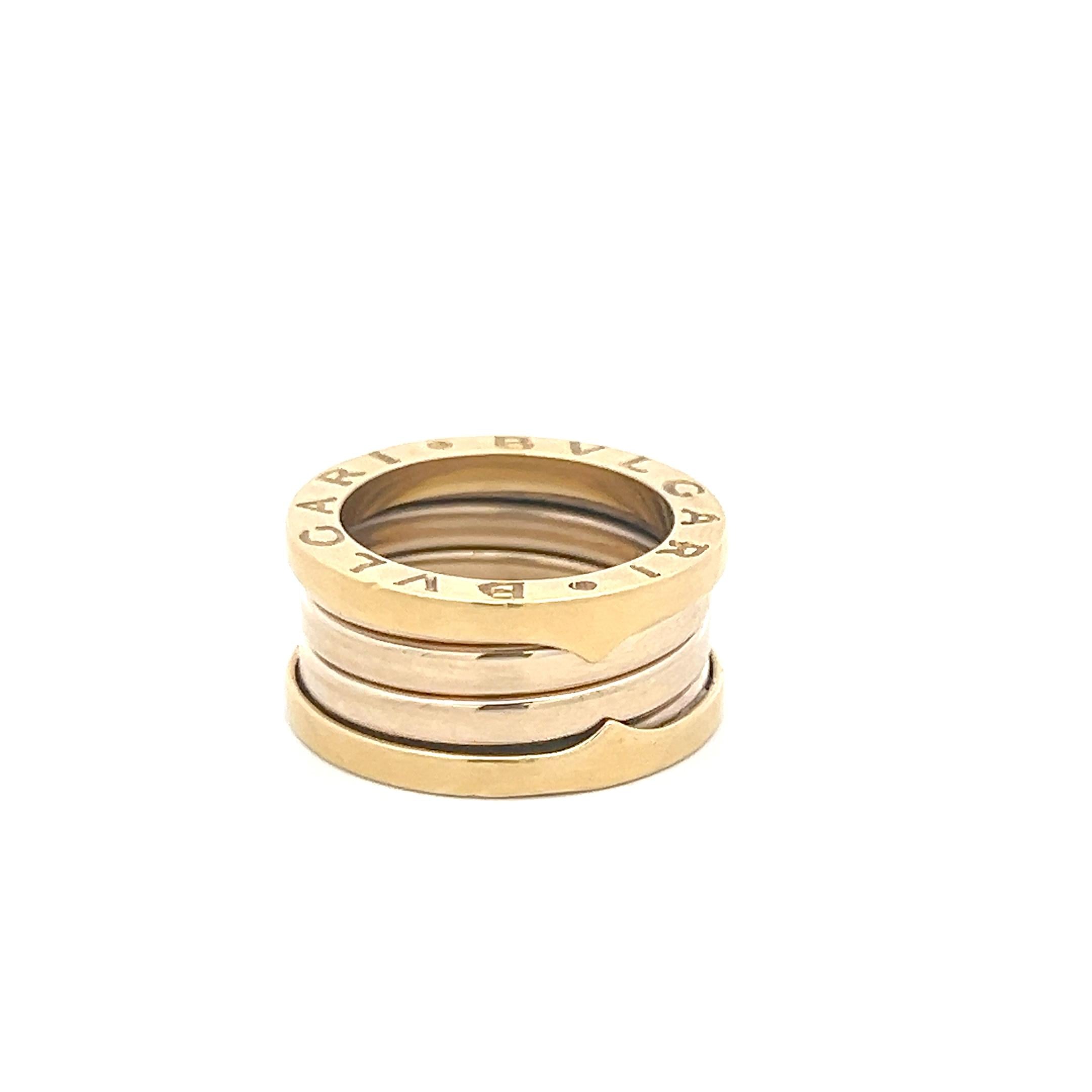 Bvlgari B-Zero 18 Karat Yellow Gold Band Ring 10.78 Grams