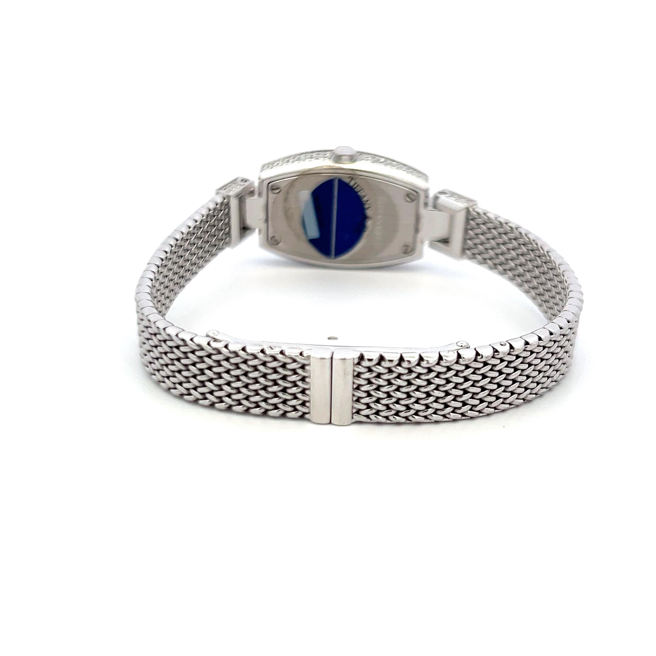 Tiffany & Co 2.00 Carat Round Brilliant Diamond 18K White Gold Wrist Watch