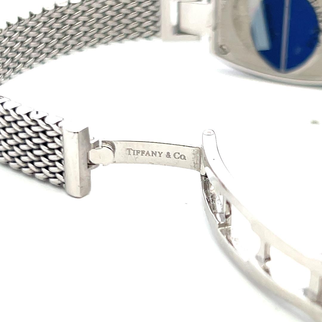 Tiffany & Co 2.00 Carat Round Brilliant Diamond 18K White Gold Wrist Watch