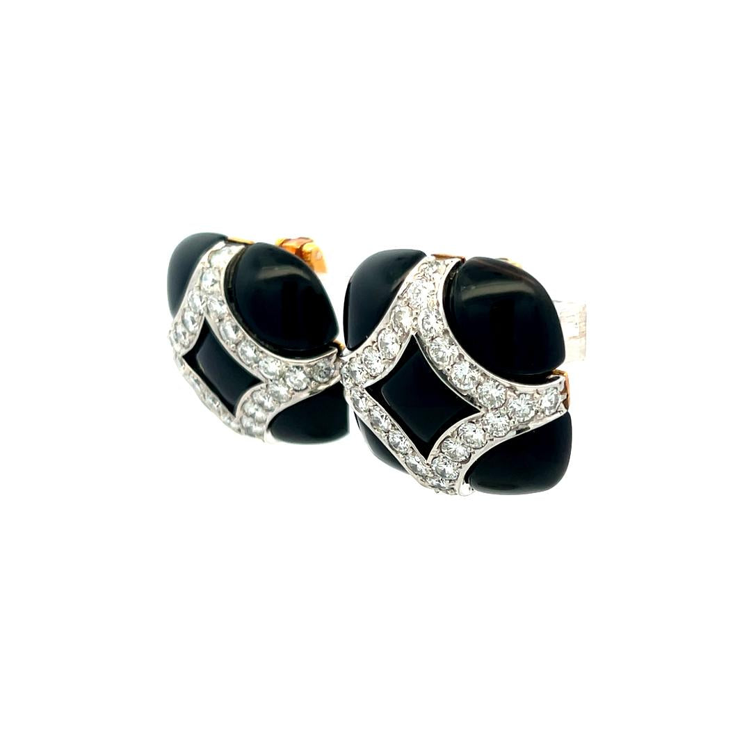 3.00 Carat Round Brilliant F VS Diamond 18 Karat Yellow Gold Clip On Earrings