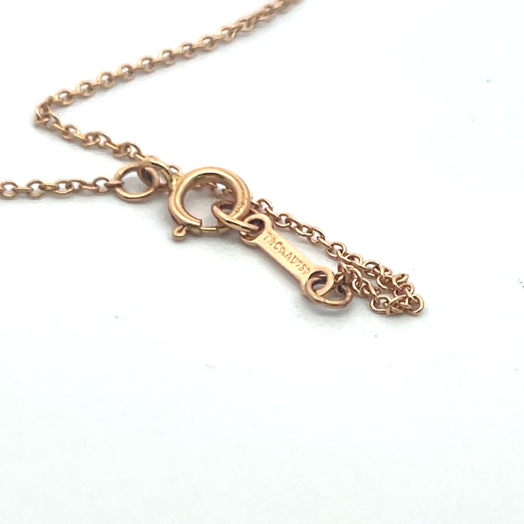 Tiffany & Co Vintage 15.80 Grams 18 Karat Rose Gold Pendant Necklace
