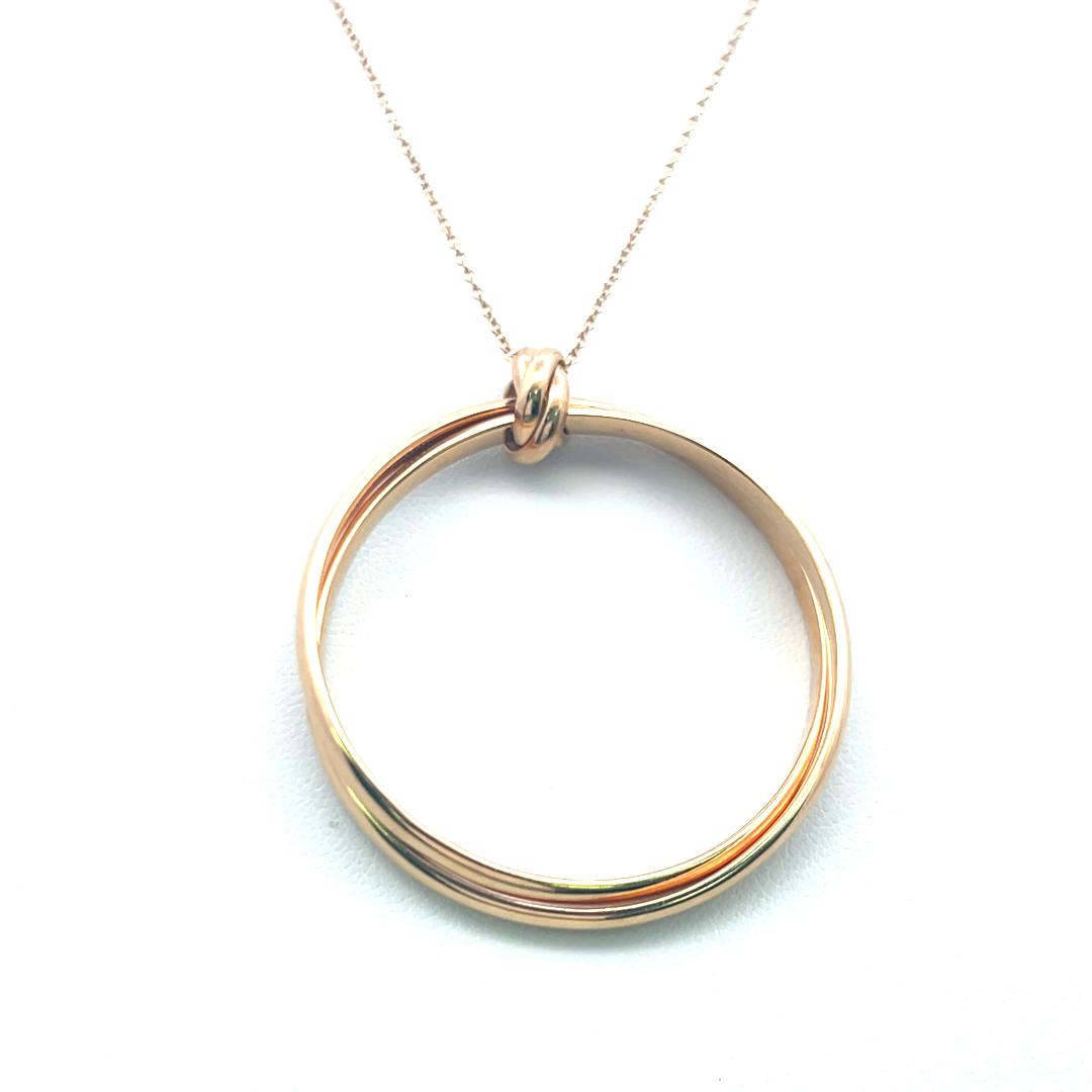 Tiffany & Co Vintage 15.80 Grams 18 Karat Rose Gold Pendant Necklace