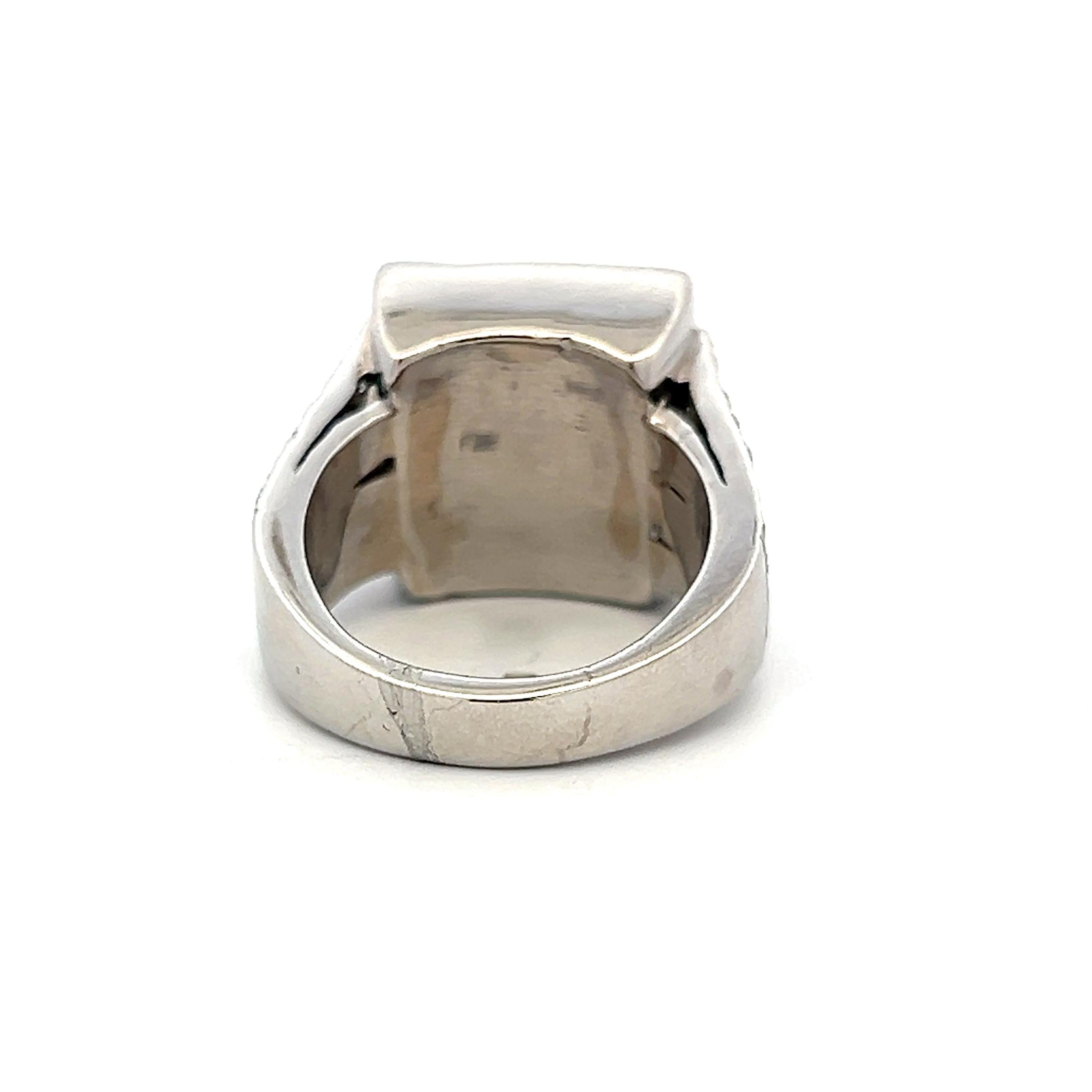 Platinum Engagement Ring with 4.14ct Lab-Grown and 2.7ct Natural Diamonds