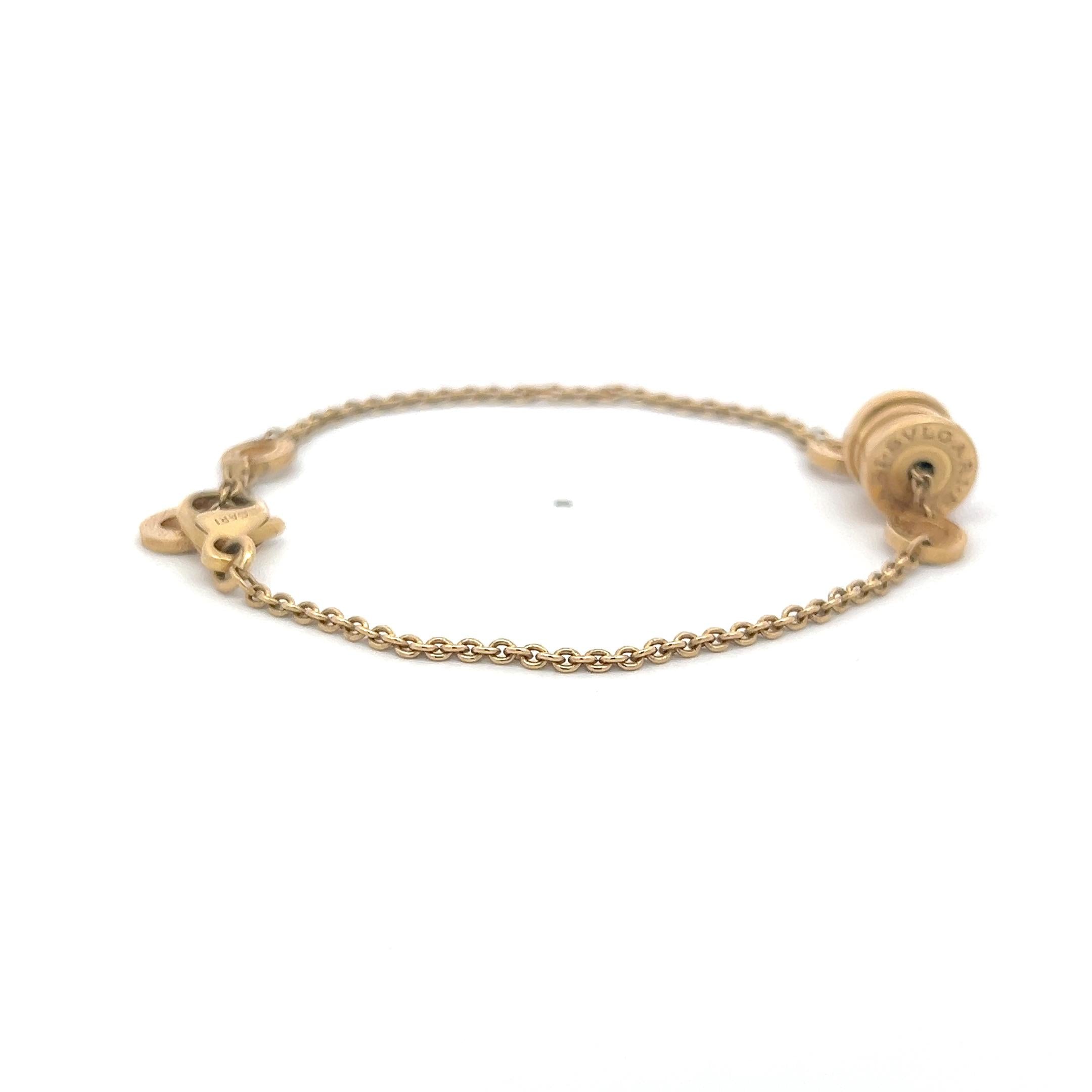 Bvlgari Vintage 18K Yellow Gold Chain Link Bracelet 7.38 Grams