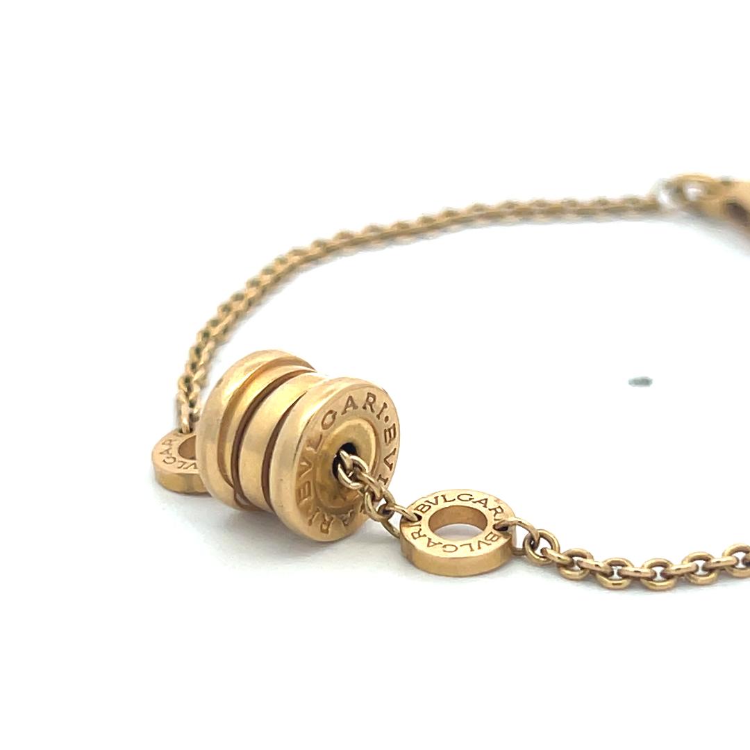 Bvlgari Vintage 18K Yellow Gold Chain Link Bracelet 7.38 Grams