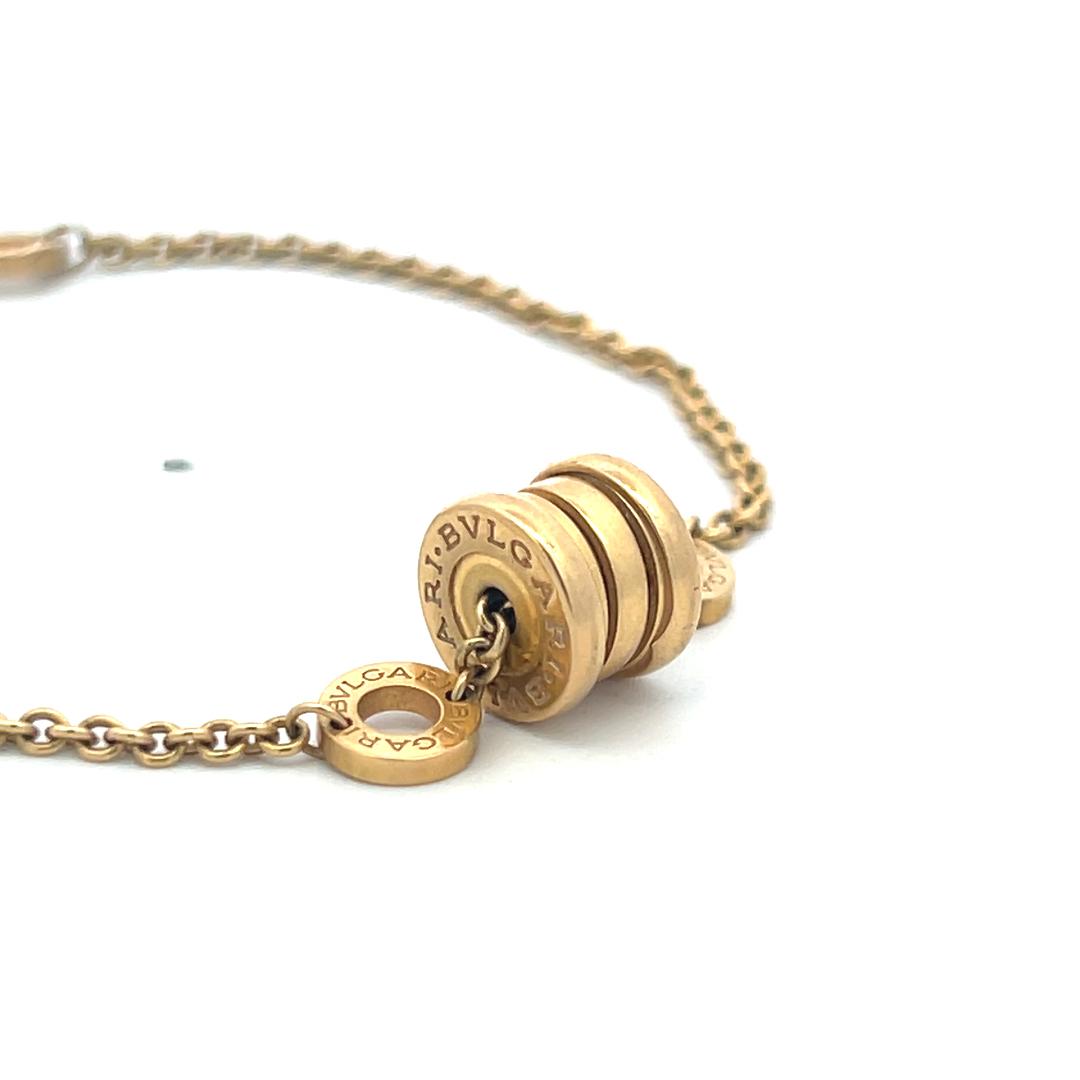 Bvlgari Vintage 18K Yellow Gold Chain Link Bracelet 7.38 Grams