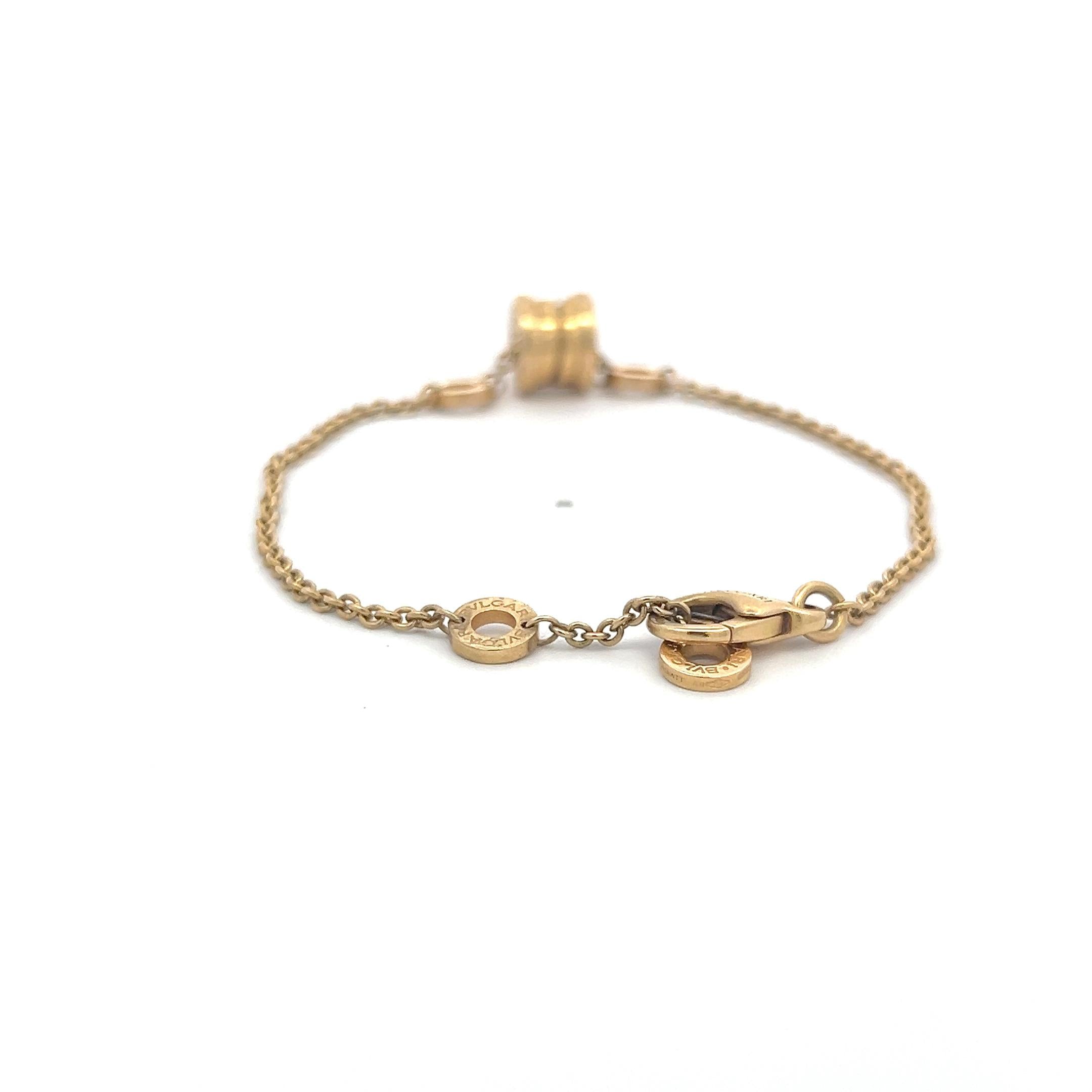 Bvlgari Vintage 18K Yellow Gold Chain Link Bracelet 7.38 Grams