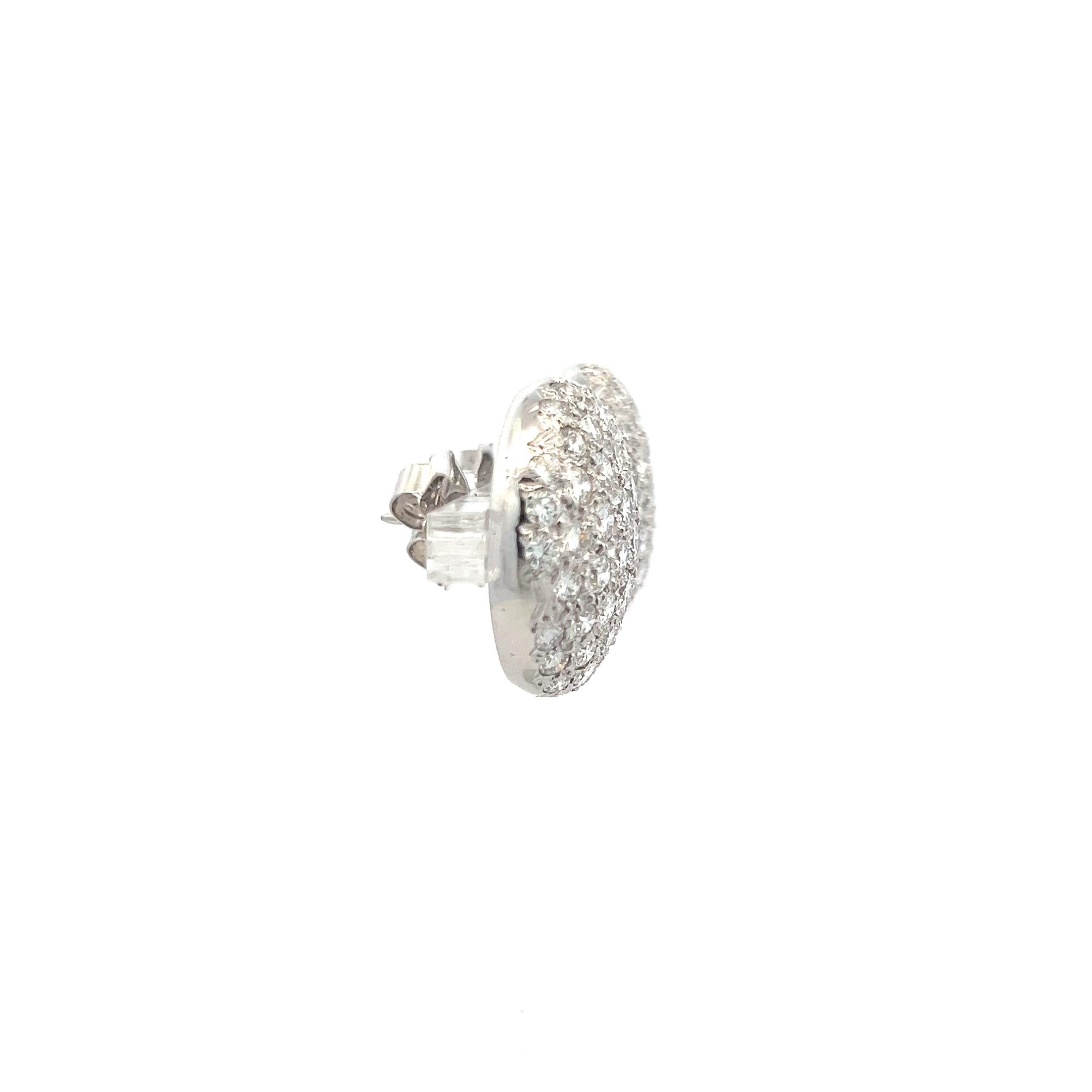 9.00 Carat Round Brilliant G VS1 Diamond Platinum Stud Earrings