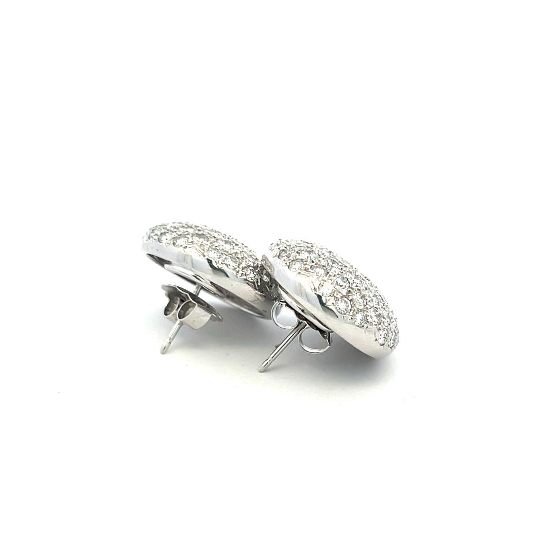 9.00 Carat Round Brilliant G VS1 Diamond Platinum Stud Earrings