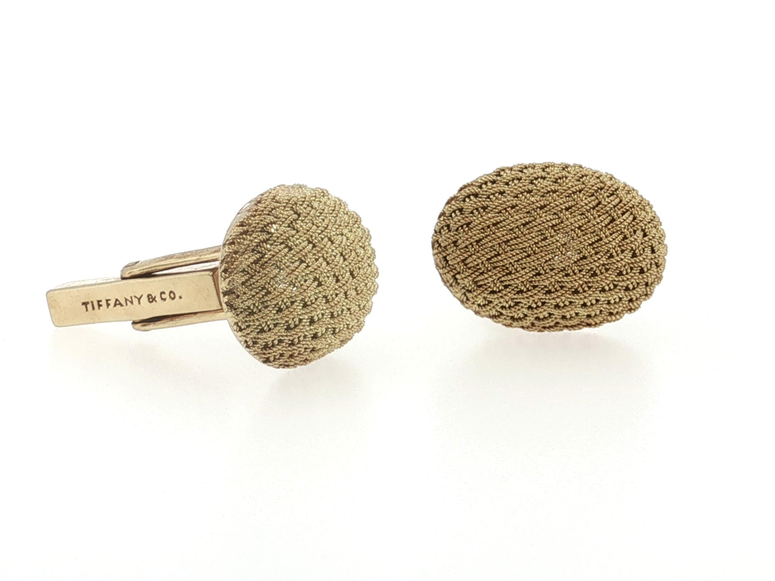 Tiffany & Co Vintage 18 Karat Yellow Gold Earrings 18.3 Grams