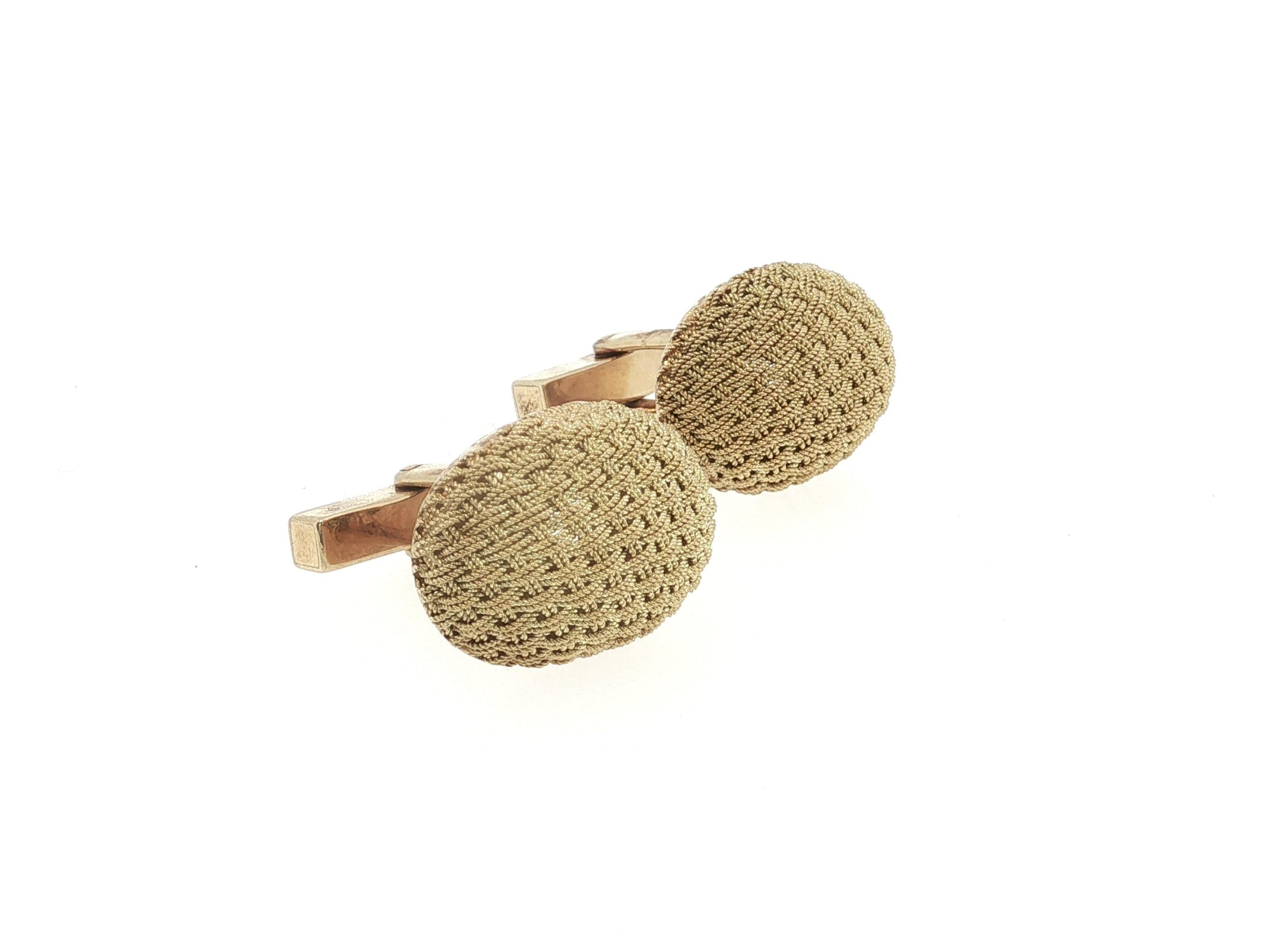 Tiffany & Co Vintage 18 Karat Yellow Gold Earrings 18.3 Grams
