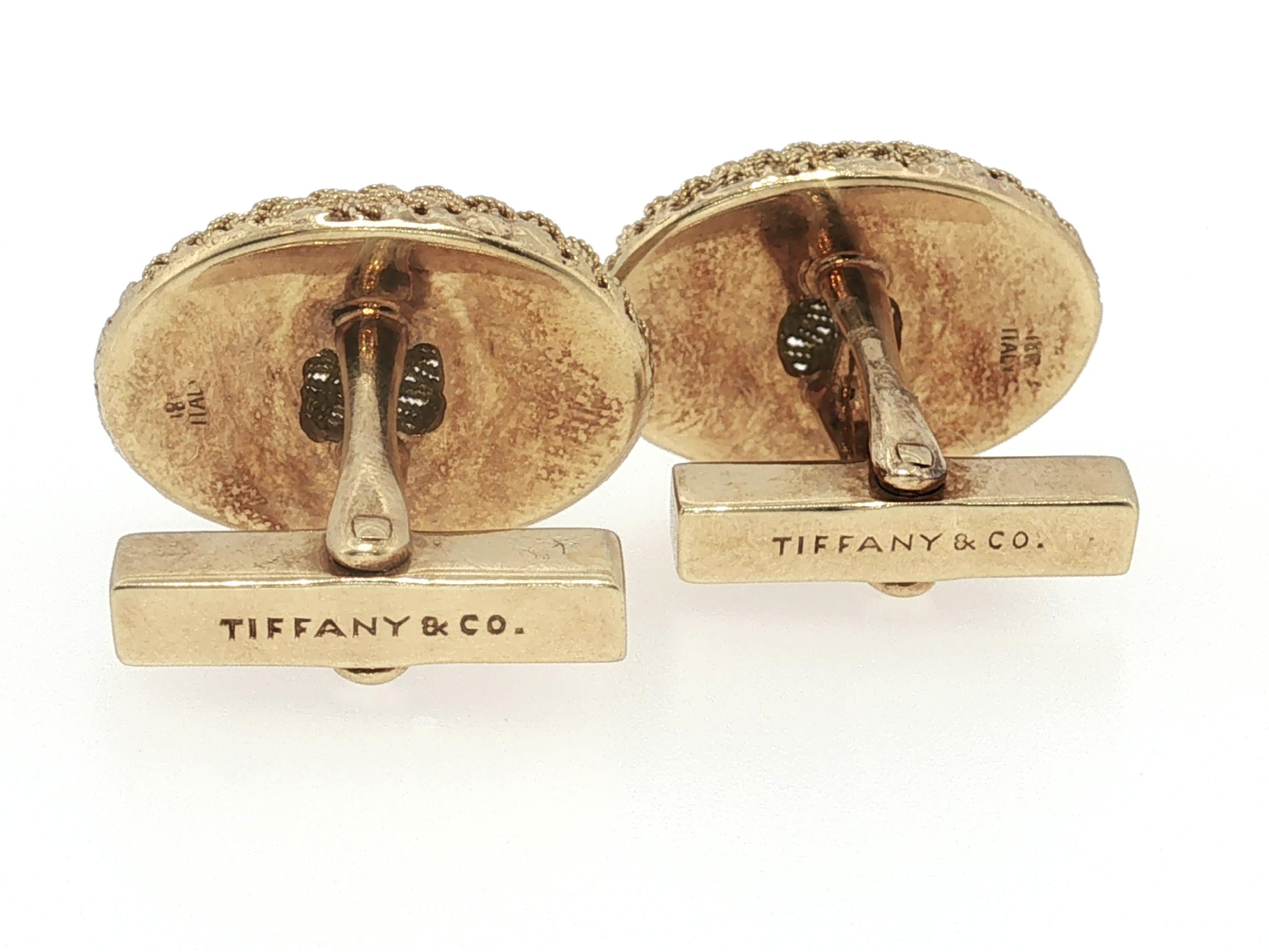 Tiffany & Co Vintage 18 Karat Yellow Gold Earrings 18.3 Grams