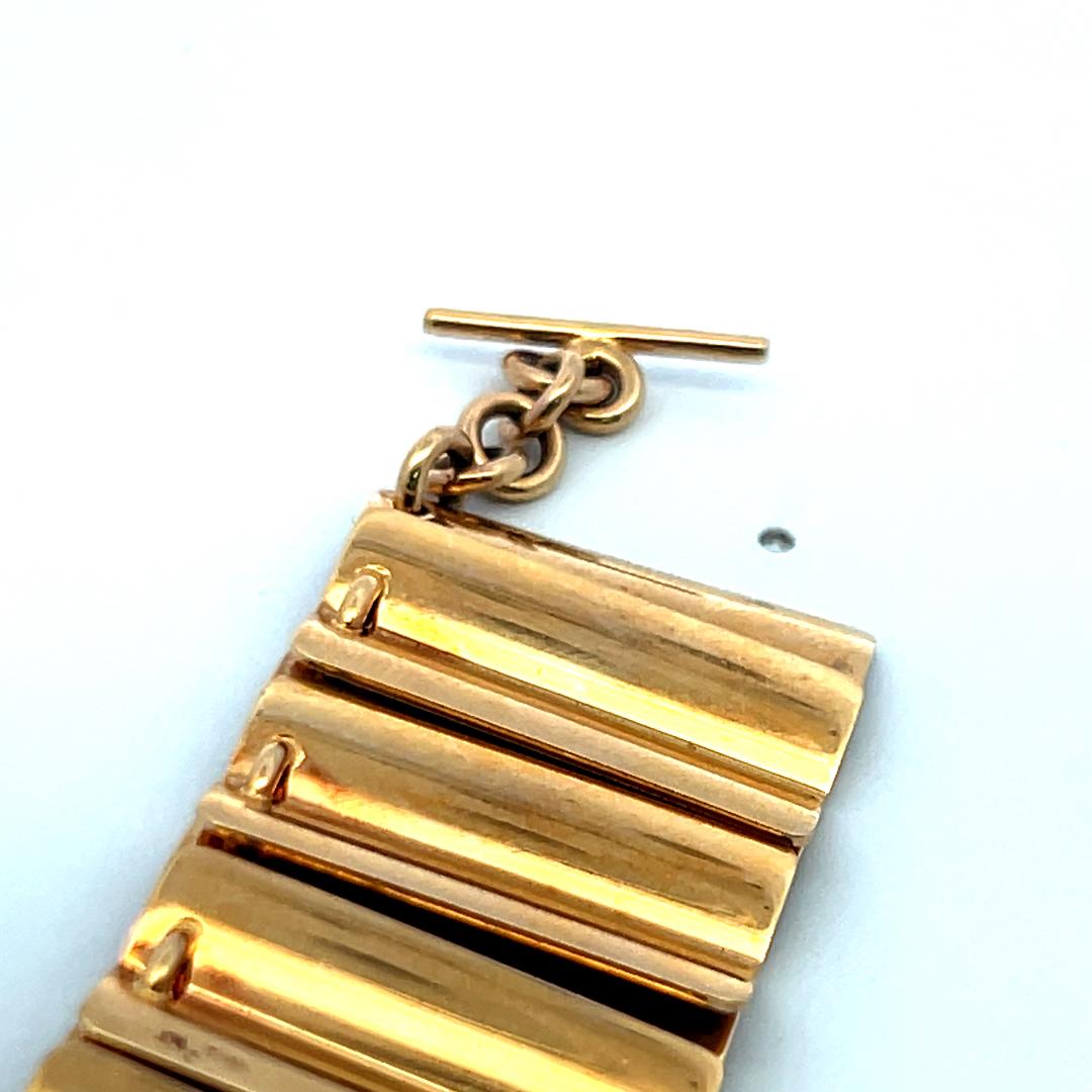 Georg Jensen 18K Yellow Gold Vintage Collar Necklace 132.2g