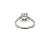 2.25 Carat Circular Brilliant Cut K SI2 Diamond Platinum Engagement Ring