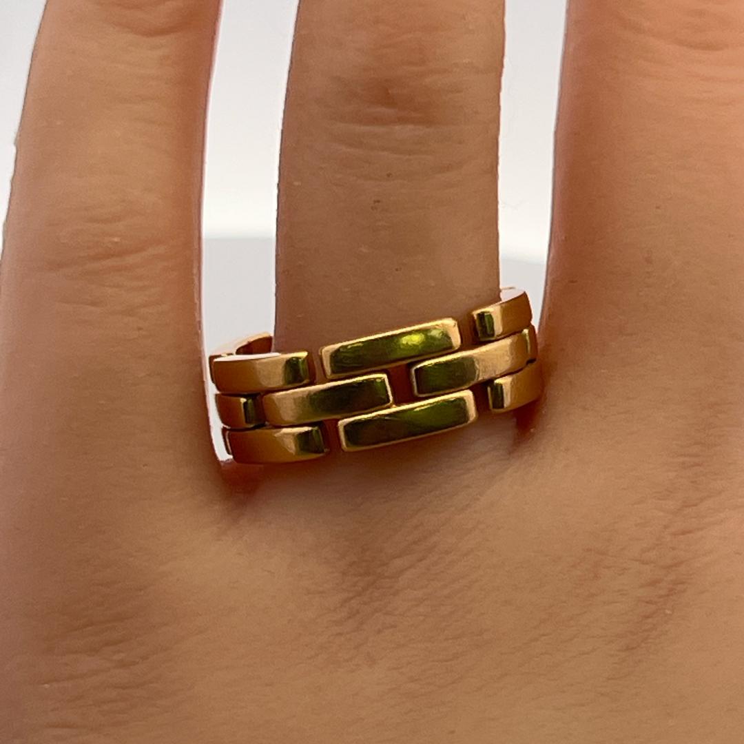 Cartier 18K Yellow Gold Band Ring 15.37 Grams Size 10.25