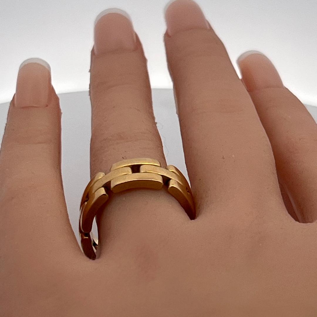 Cartier 18K Yellow Gold Band Ring 15.37 Grams Size 10.25