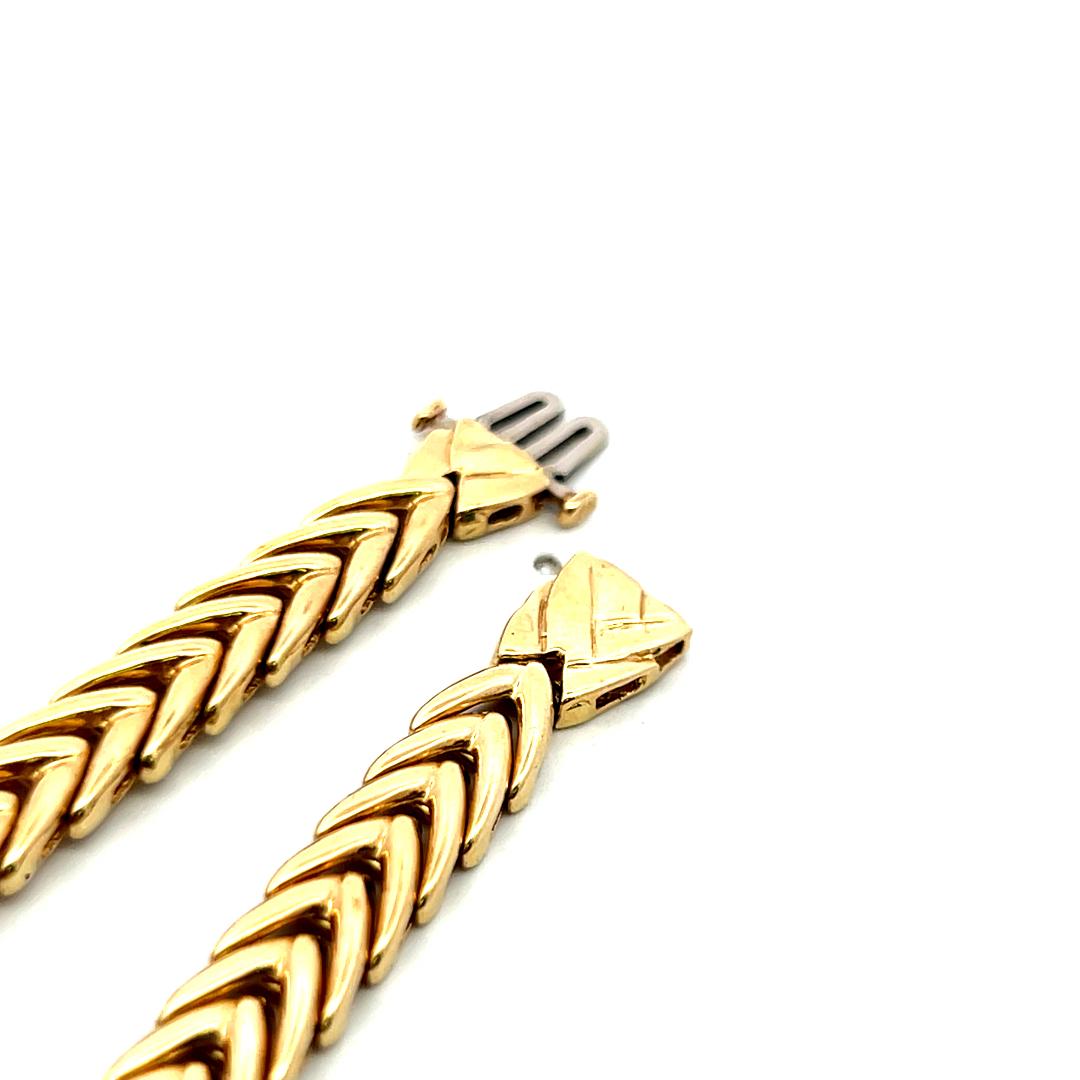 5.34ct Pear Emerald Necklace with 6.40ct J–I Diamonds in 14K Yellow Gold