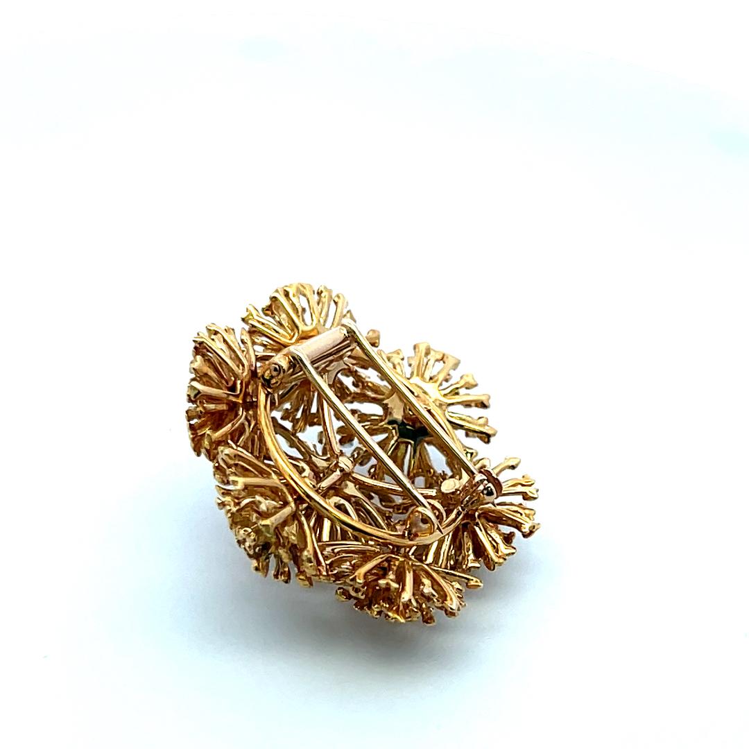 Tiffany & Co Vintage 18K Yellow Gold Sea Life Pin Brooch 37 Grams