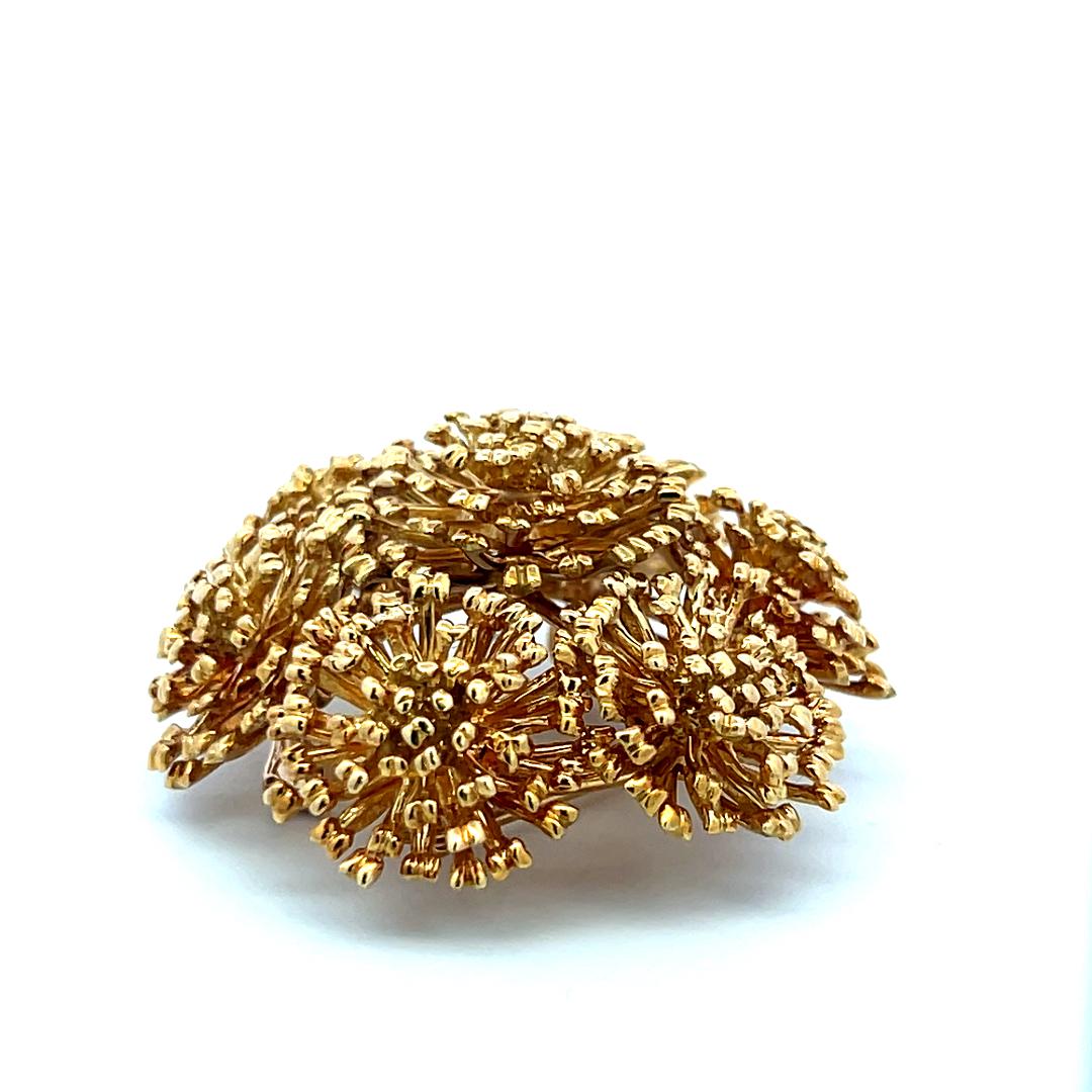 Tiffany & Co Vintage 18K Yellow Gold Sea Life Pin Brooch 37 Grams