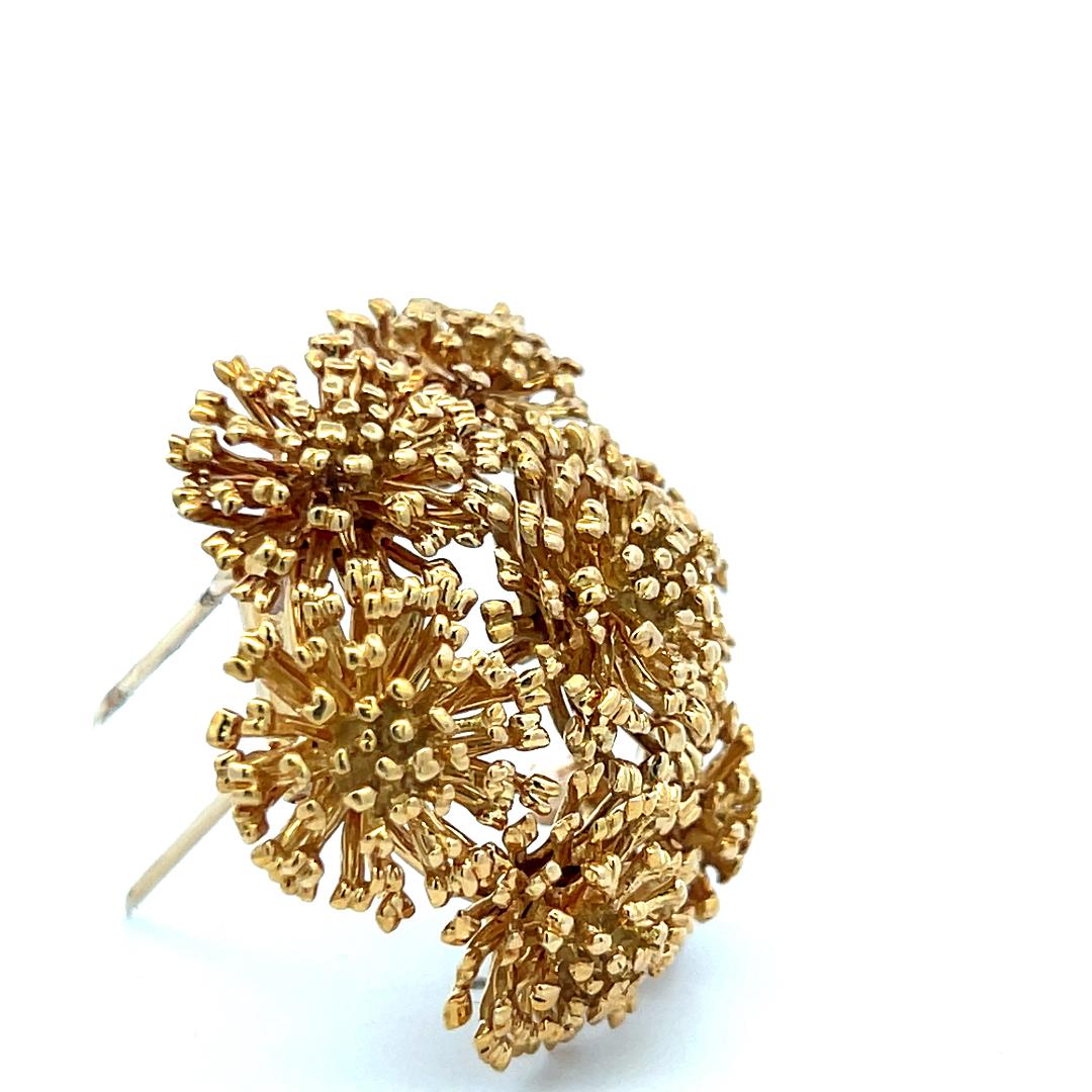 Tiffany & Co Vintage 18K Yellow Gold Sea Life Pin Brooch 37 Grams